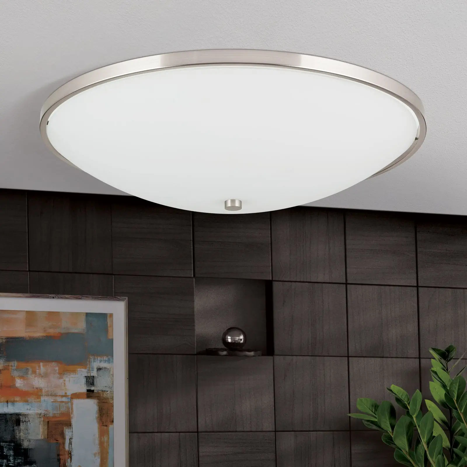 Plafonska lampa AIDA, saten, Ø 56 cm - 3