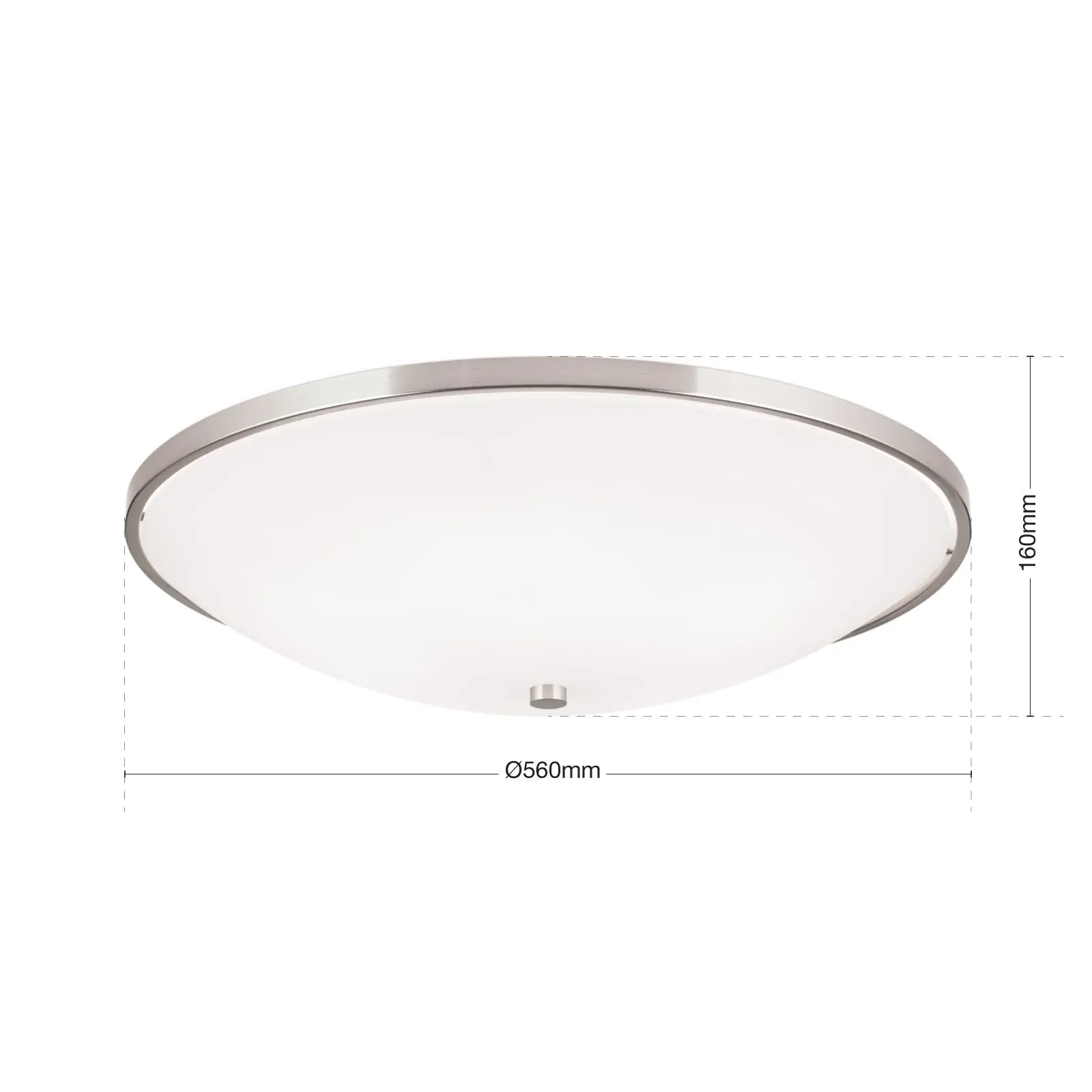 Plafonska lampa AIDA, saten, Ø 56 cm - 7