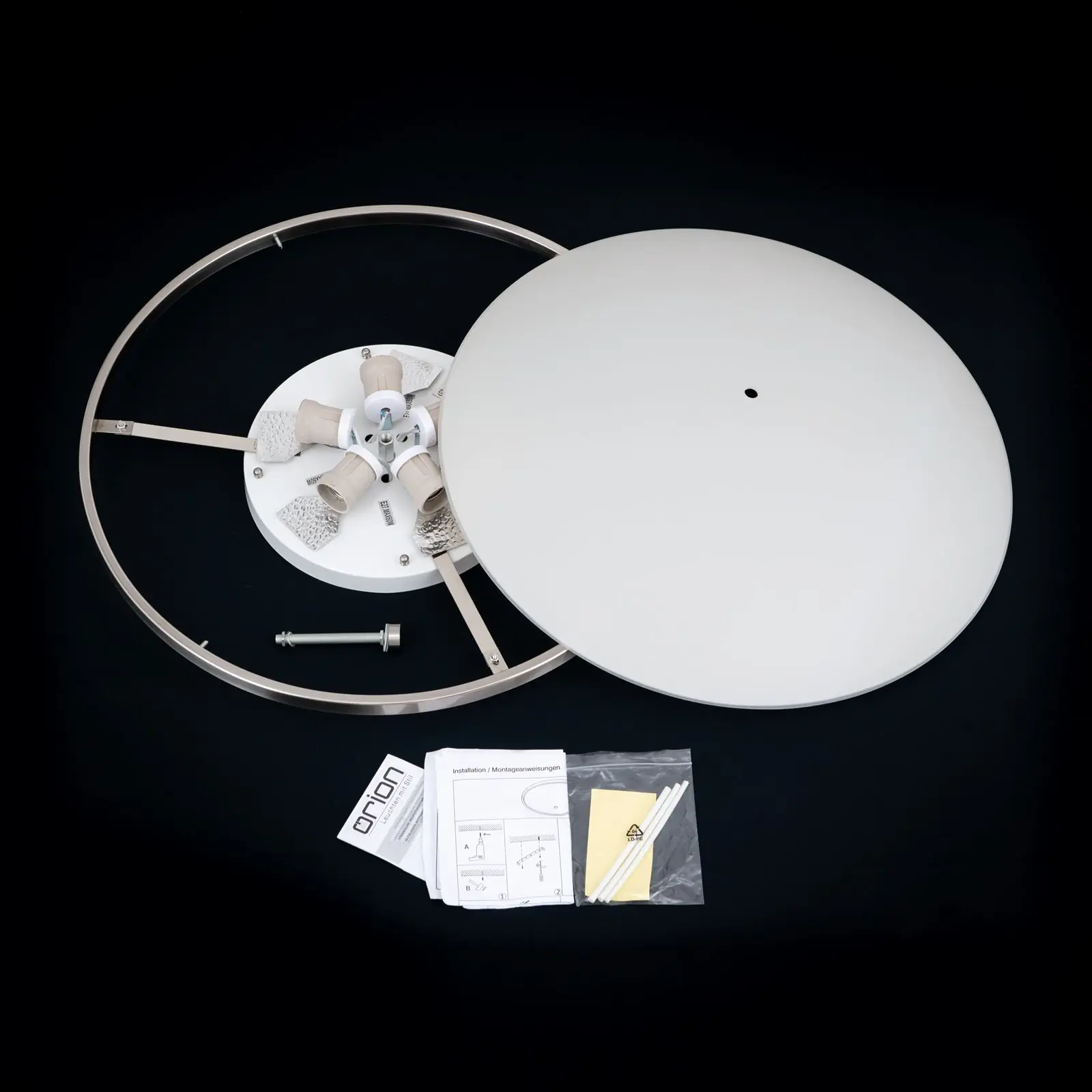 Plafonska lampa AIDA, patina, Ø 56 cm - 8