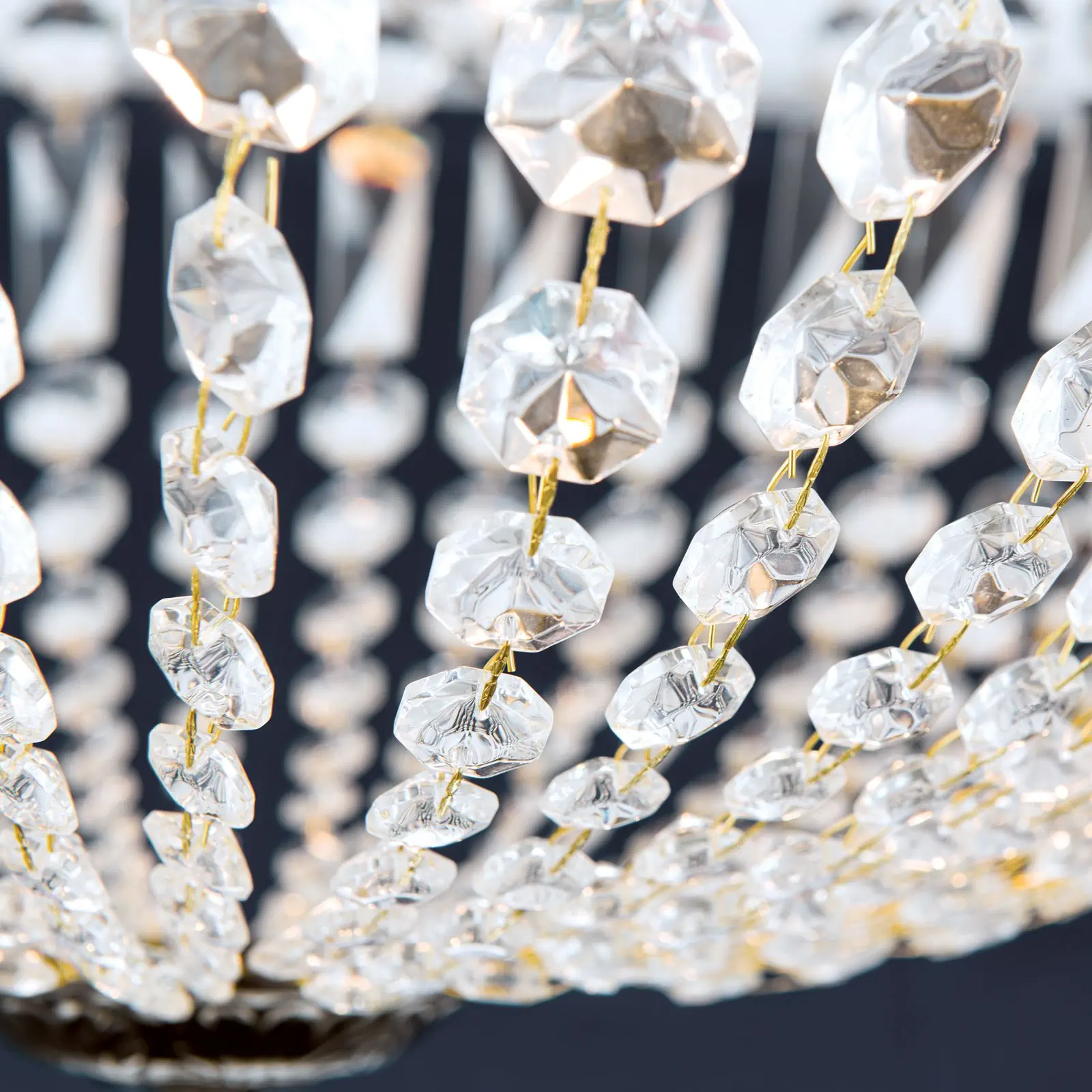 Plafonska lampa ARILA, antik, Ø 40 cm - 5