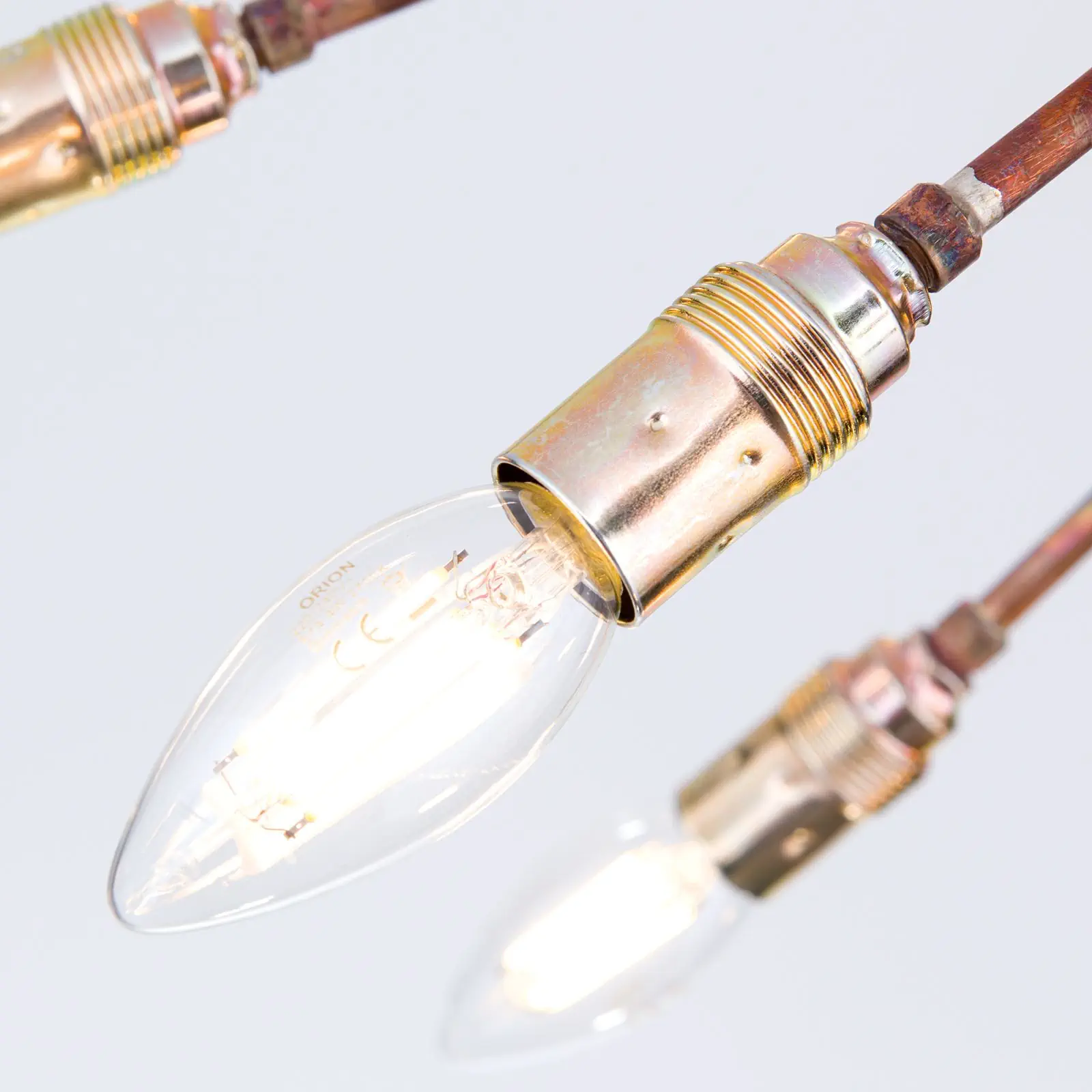 Plafonska lampa COPPY, 12 izvora svetla, bakar - 5