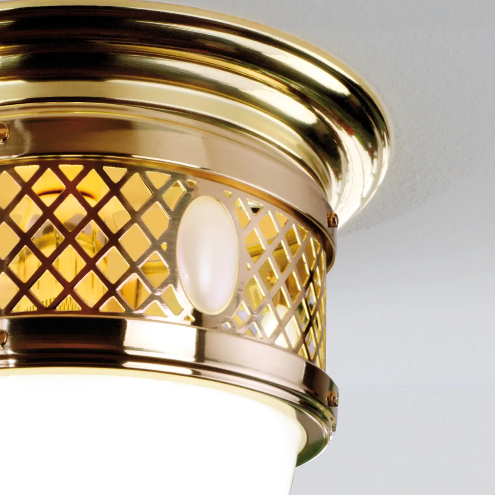 Plafonska lampa ALT WIEN, sjajni mesing, Ø 30 cm - 2