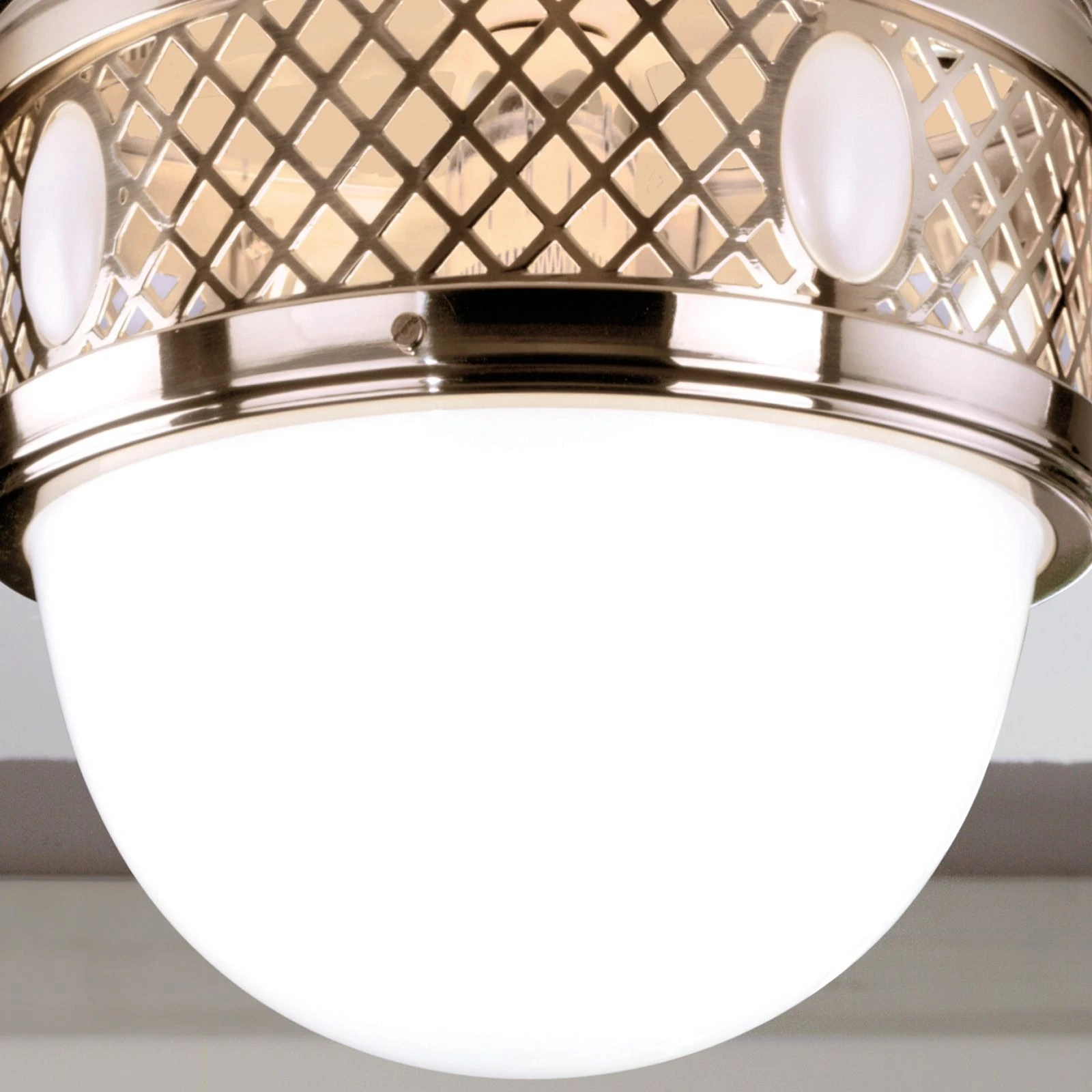 Plafonska lampa ALT WIEN, antik mesing, 30 cm - 3