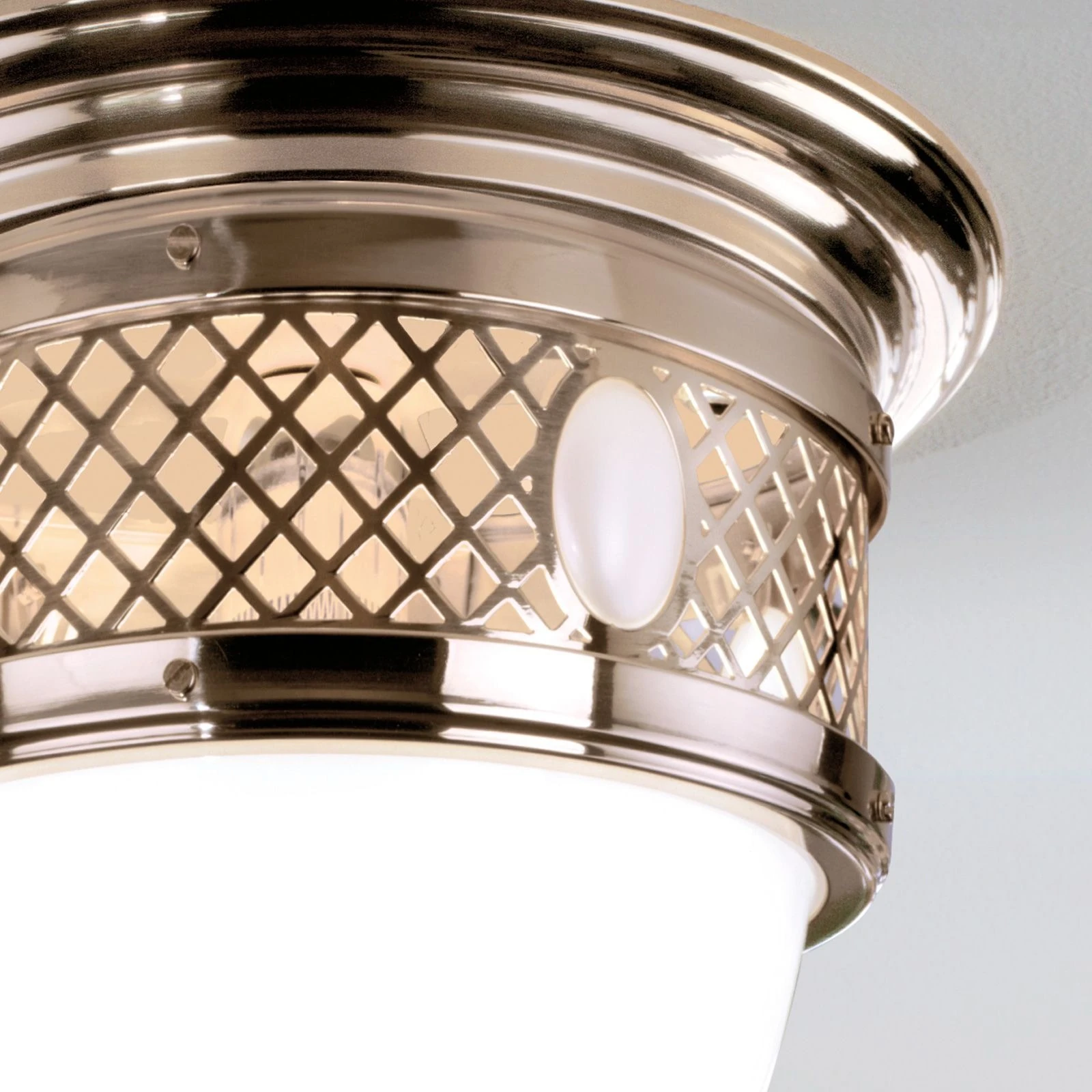 Plafonska lampa ALT WIEN, antik mesing, 30 cm - 4