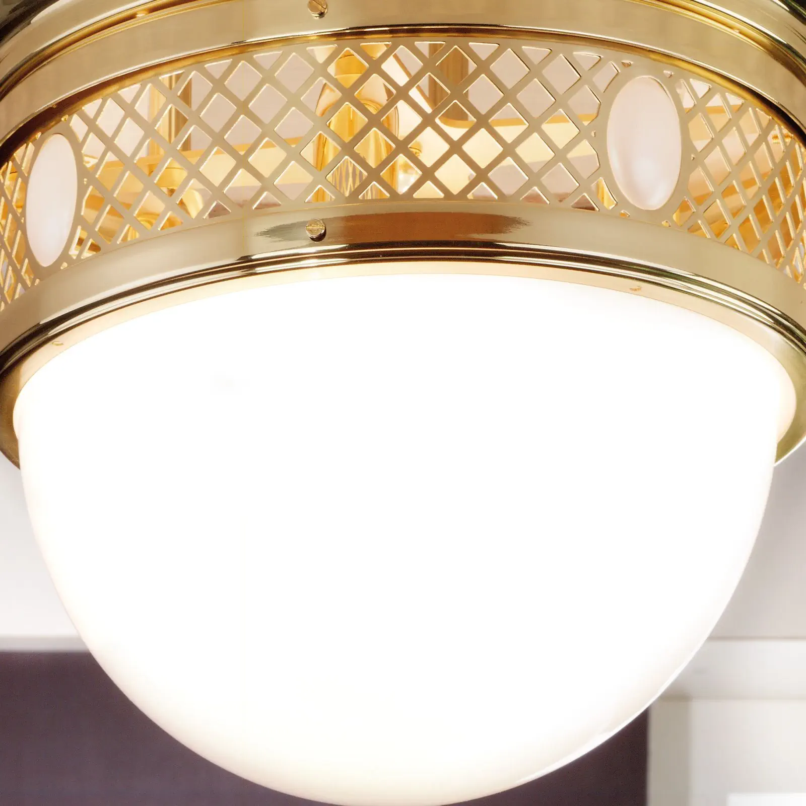 Plafonska lampa ALT WIEN, sjajni mesing, Ø 39 cm - 2