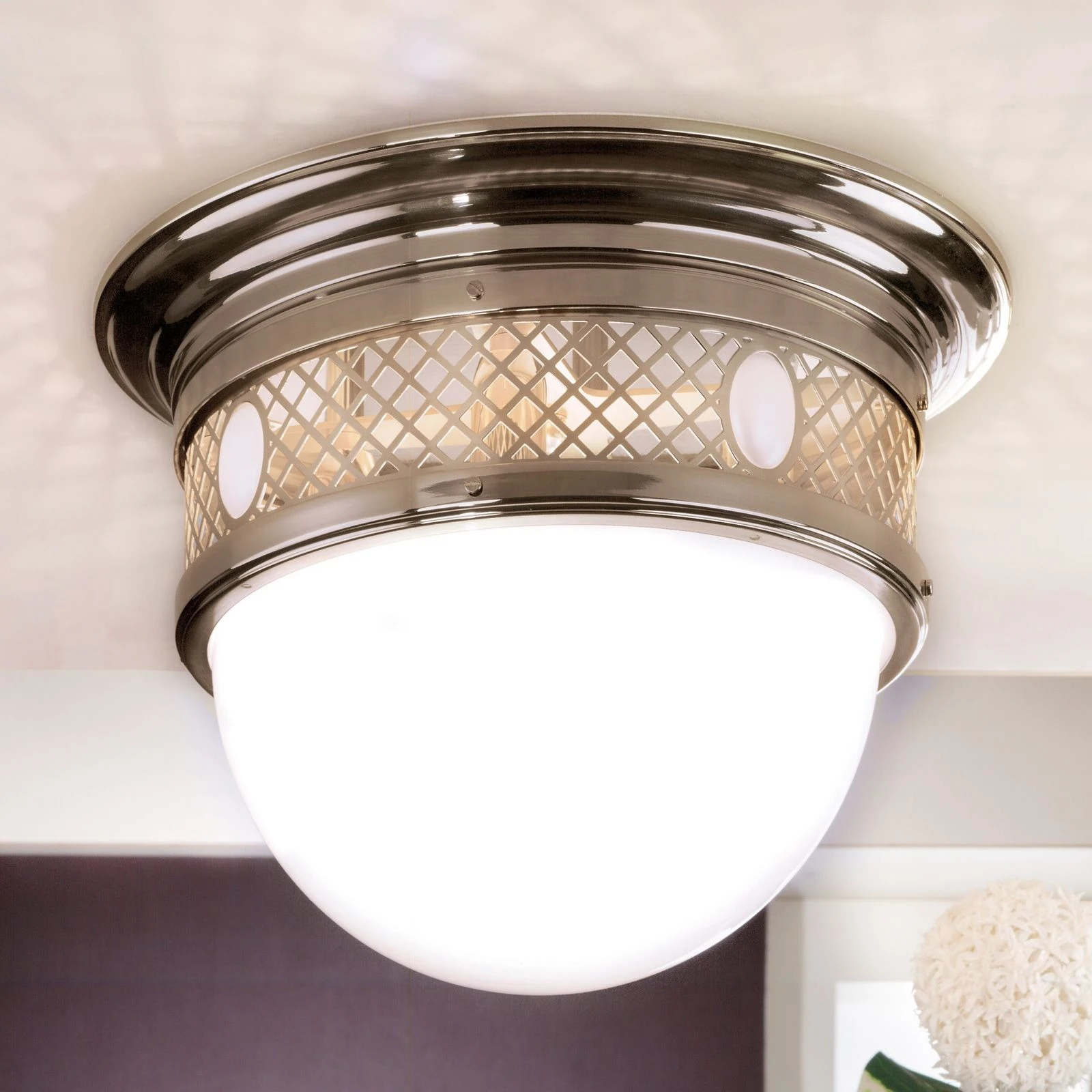 Plafonska lampa ALT WIEN, antik mesing, 39 cm - 1