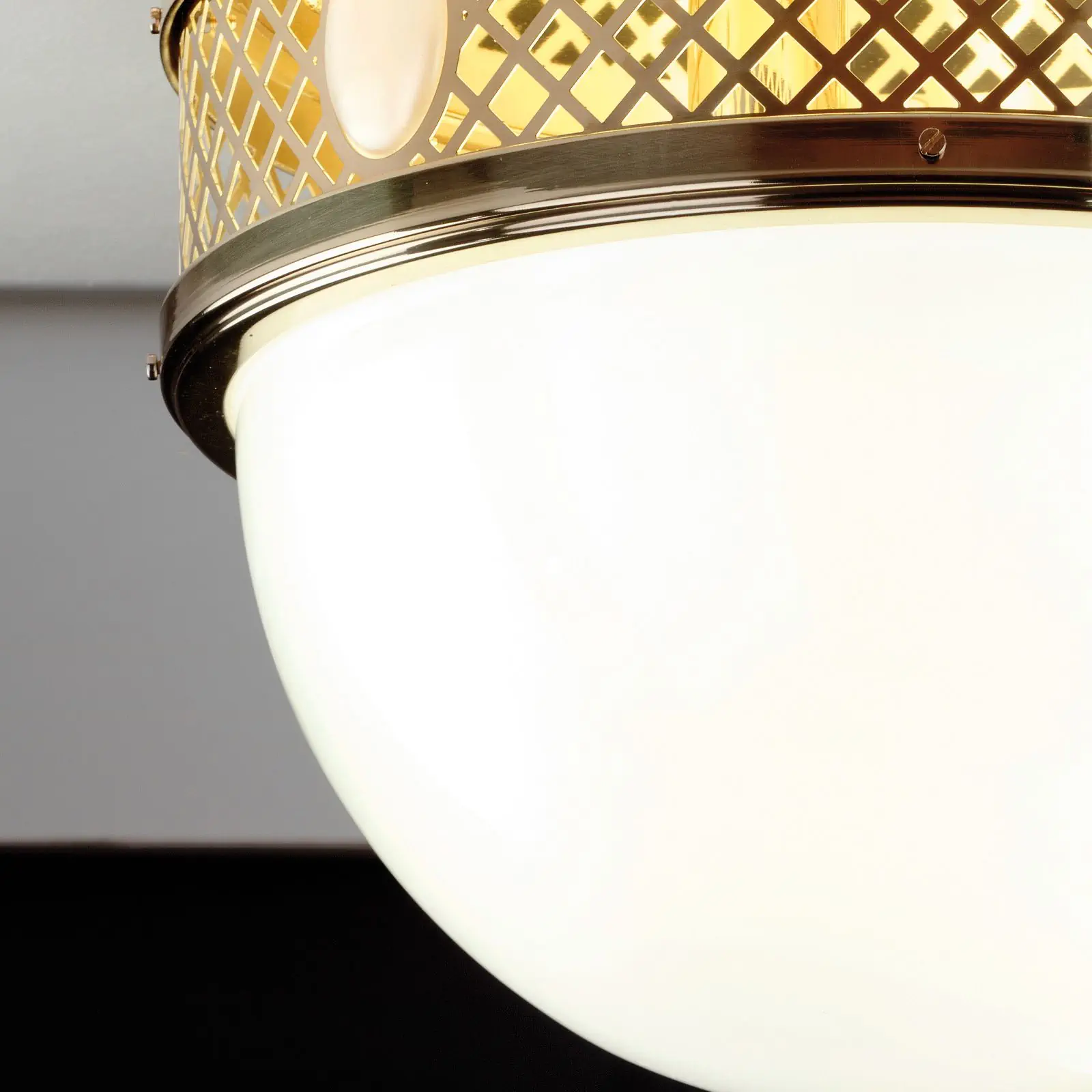 Plafonska lampa ALT WIEN, sjajni mesing, Ø 48 cm - 2