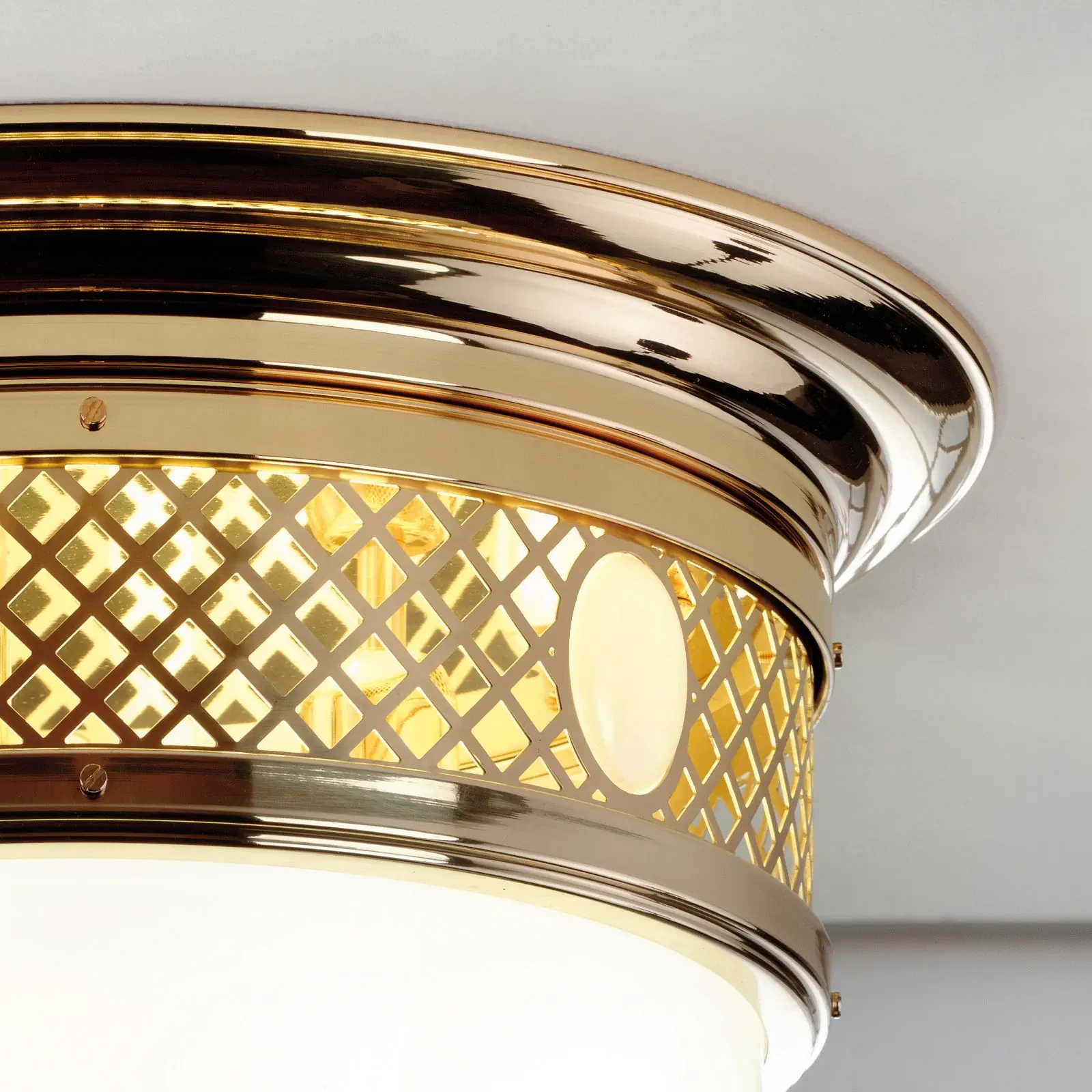 Plafonska lampa ALT WIEN, sjajni mesing, Ø 48 cm - 3