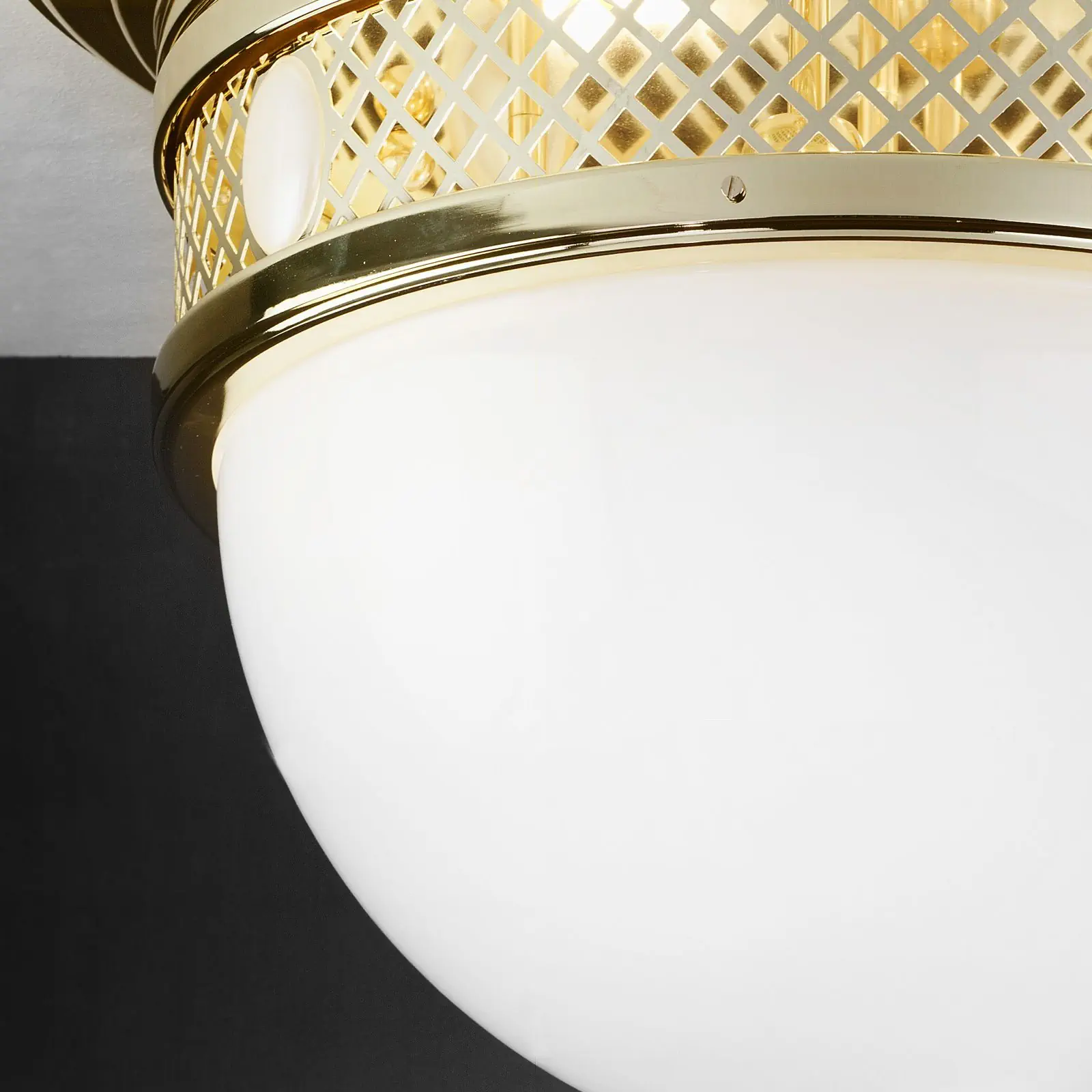 Plafonska lampa ALT WIEN, sjajni mesing, Ø 57 cm - 2