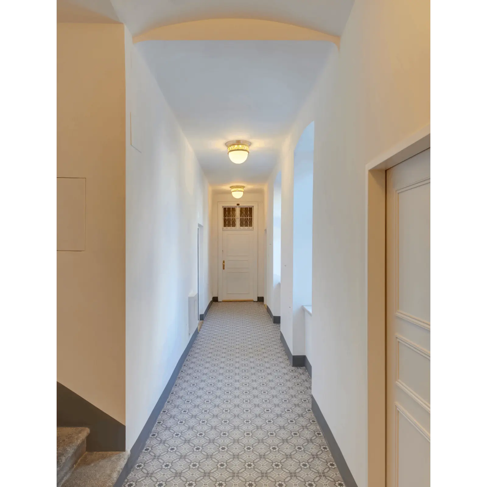 Plafonska lampa ALT WIEN, sjajni mesing, Ø 57 cm - 5