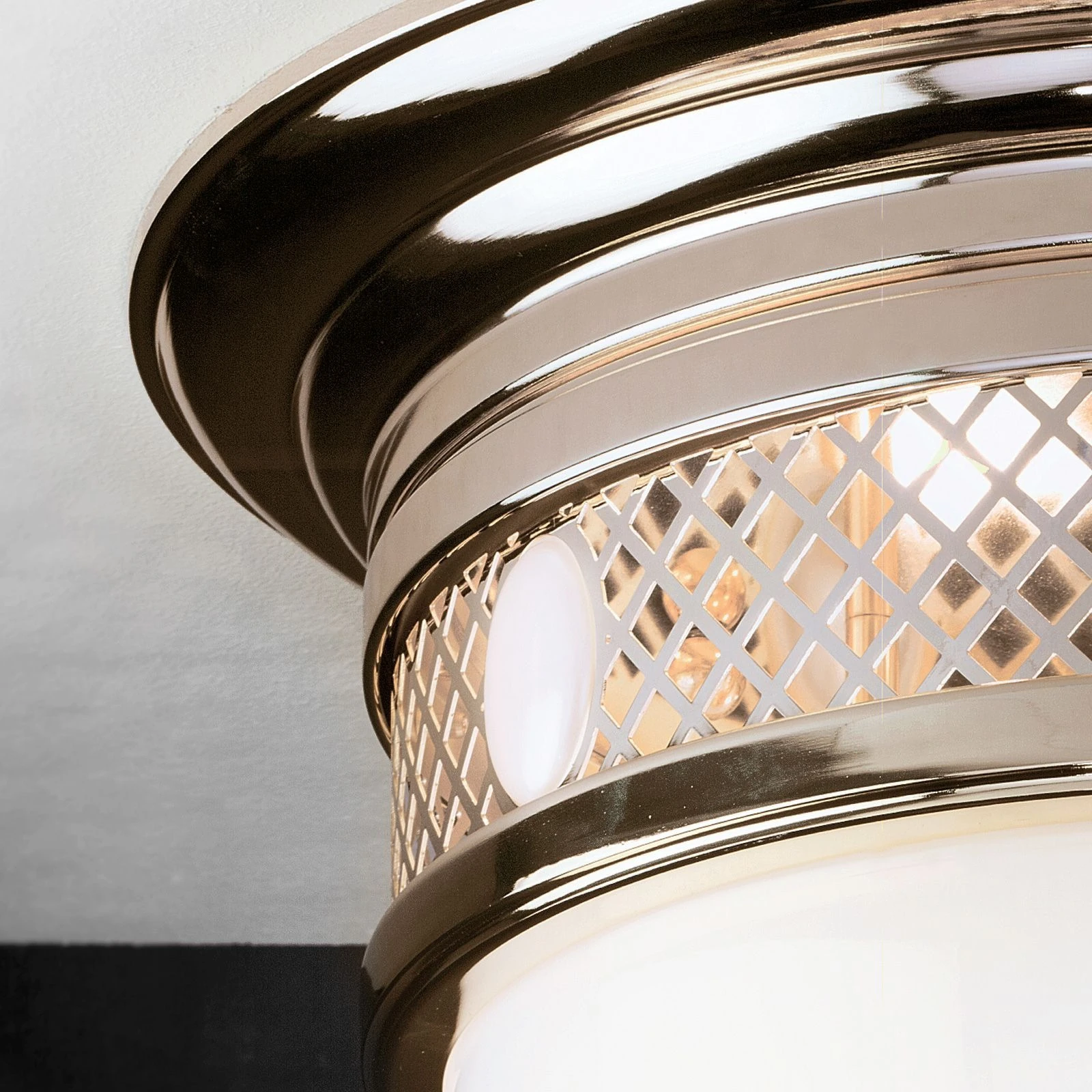 Plafonska lampa ALT WIEN, antik mesing, 57 cm - 3