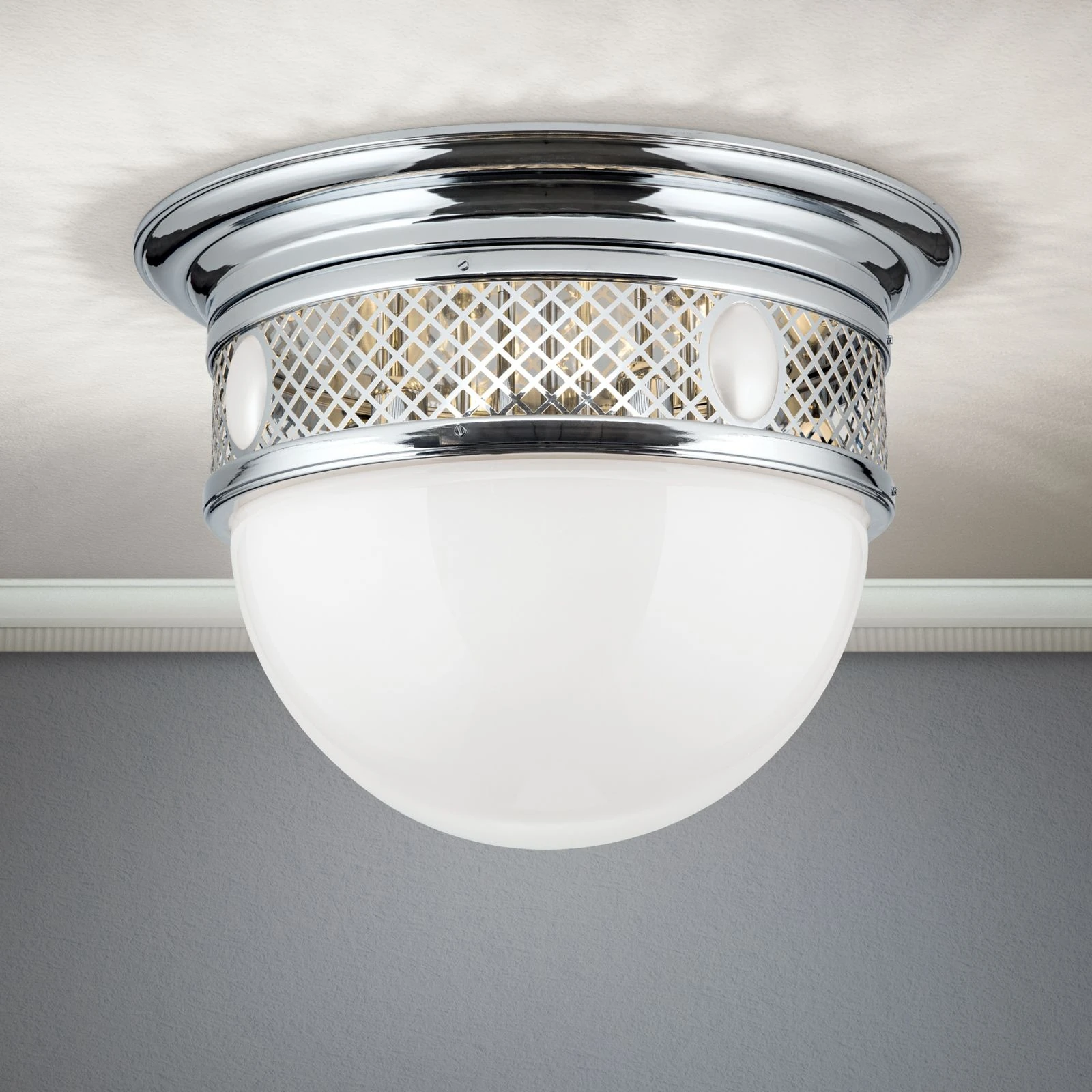 Plafonska lampa ALT WIEN, nikl, 63 cm - 1