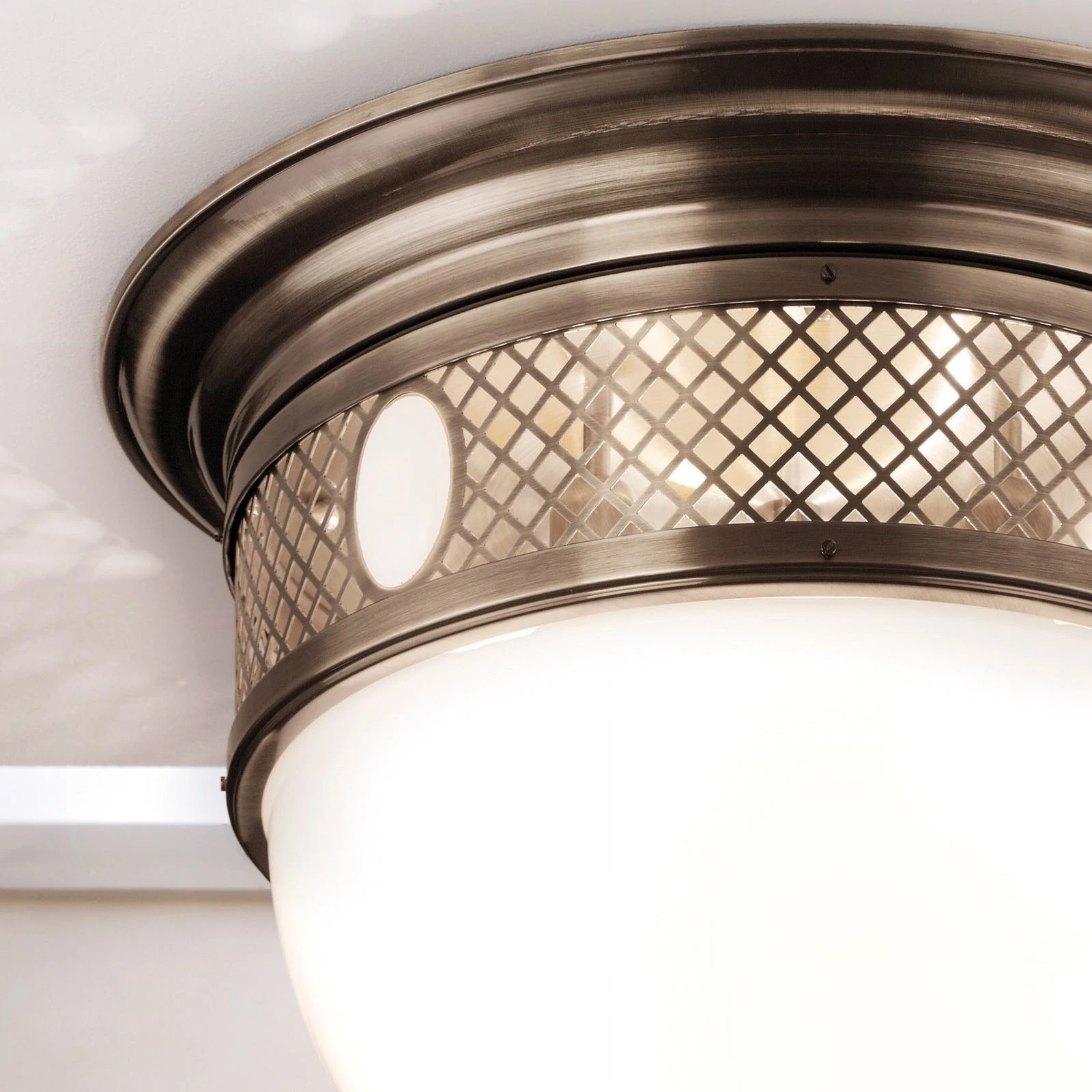 Plafonska lampa ALT WIEN, antik mesing, 63 cm - 3