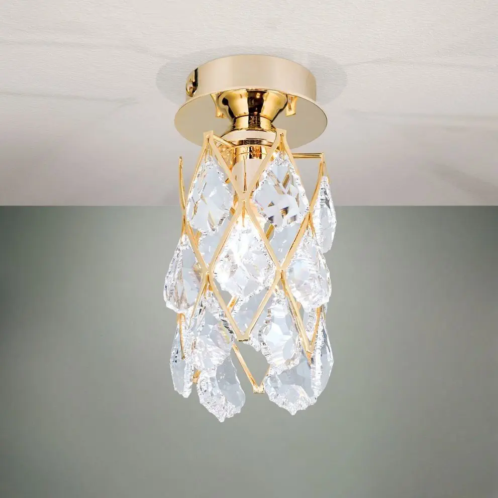 Plafonska lampa RITA, zlato - 1