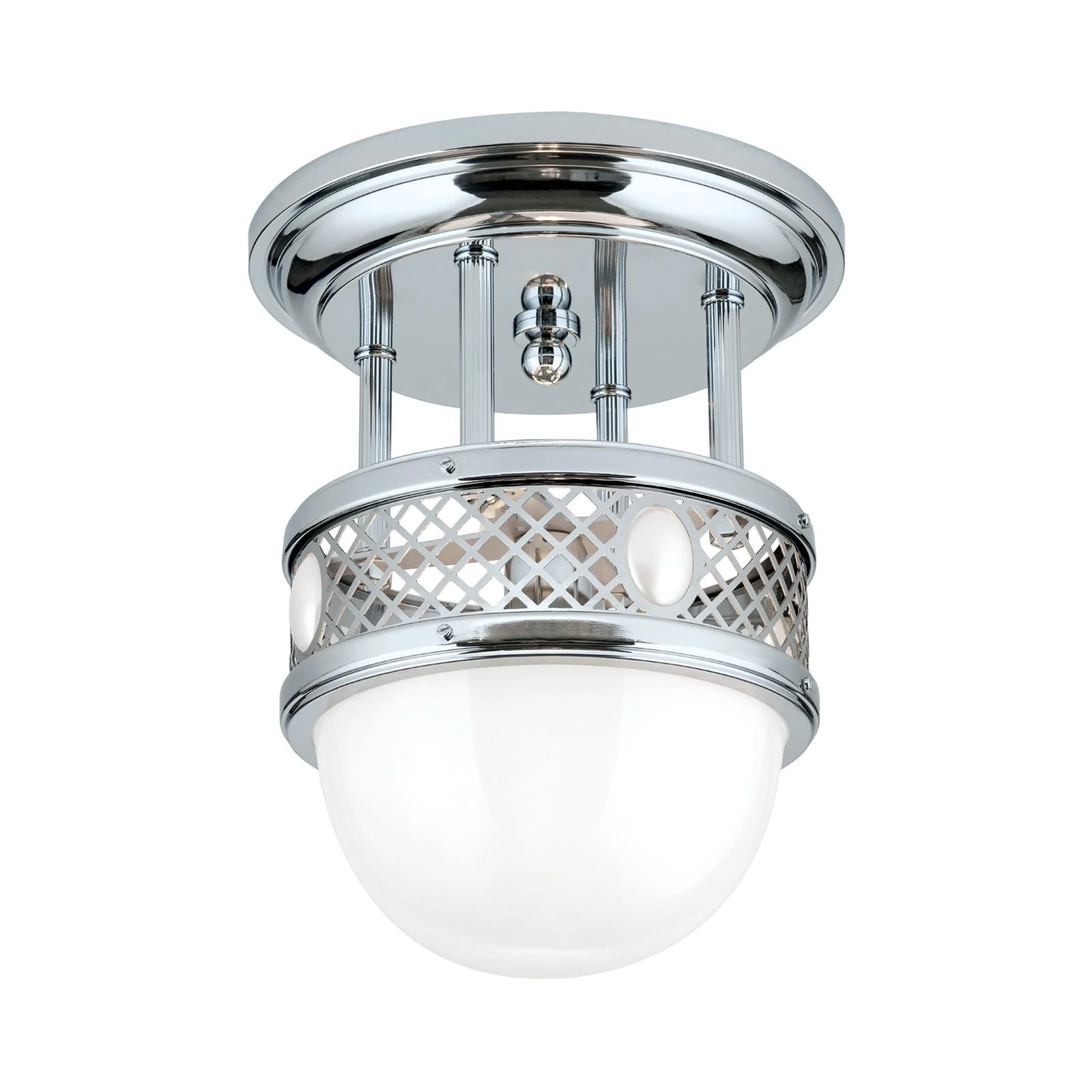 Viseća plafonska lampa ALT WIEN, 1 izvor svetla, 29 cm, sjajni nikl - 4