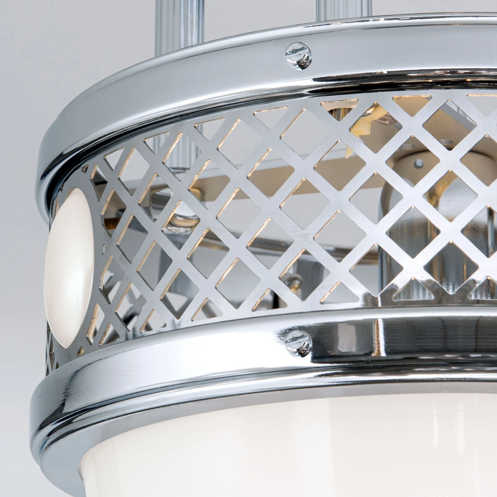 Viseća plafonska lampa ALT WIEN, 1 izvor svetla, 29 cm, sjajni nikl - 6