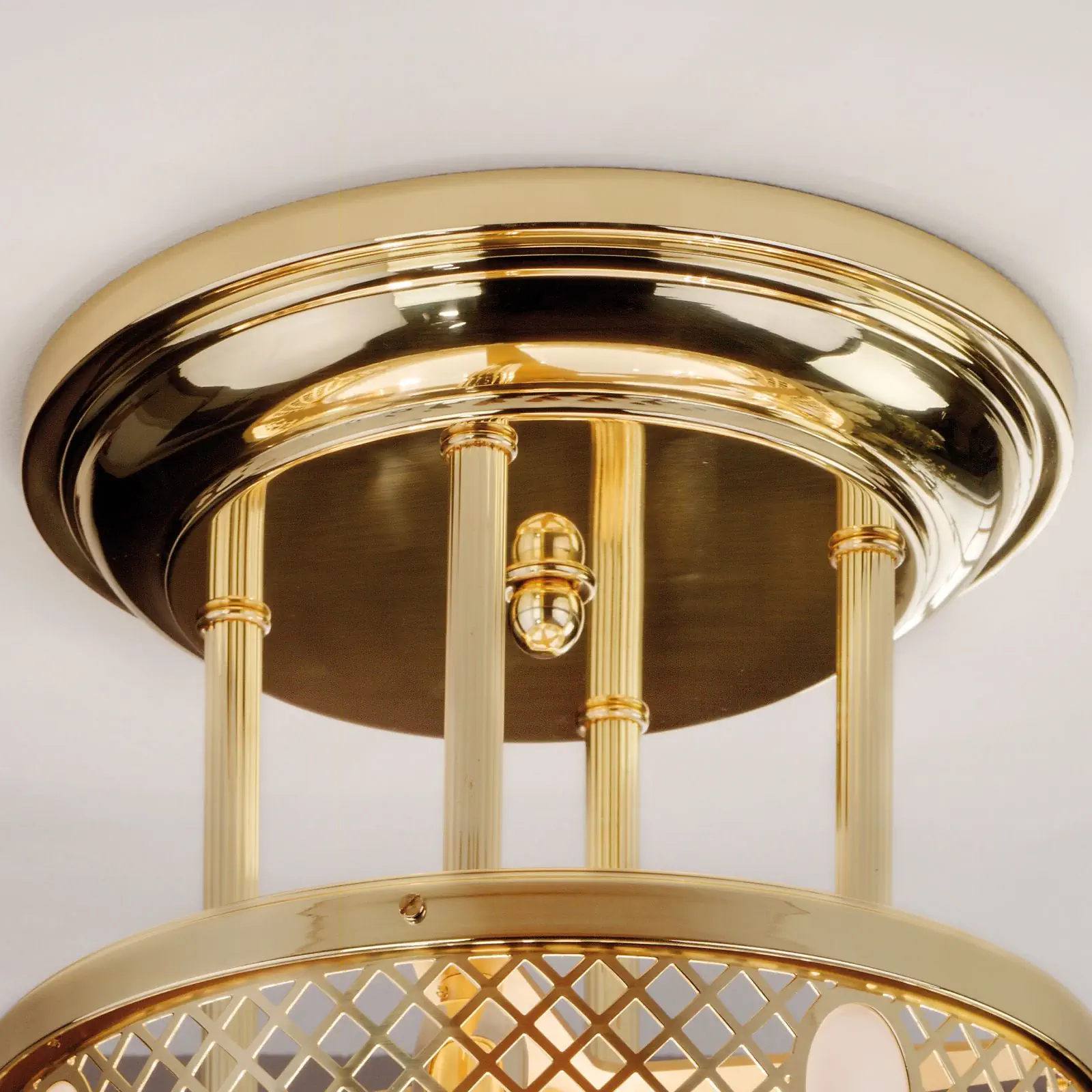 Viseća plafonska lampa ALT WIEN, sjajni mesing, 33 cm - 3