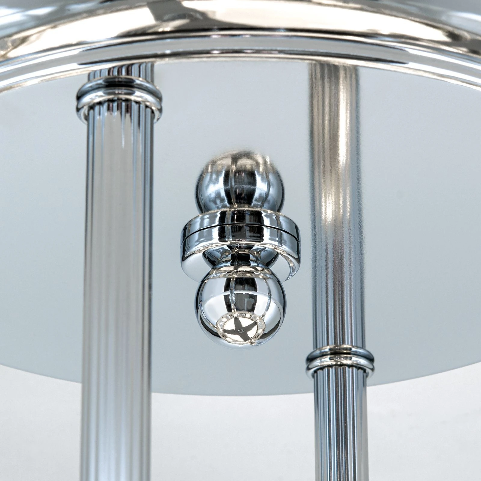 Viseća plafonska lampa ALT WIEN, 4 izvora svetla, 33 cm, sjajni nikl - 5