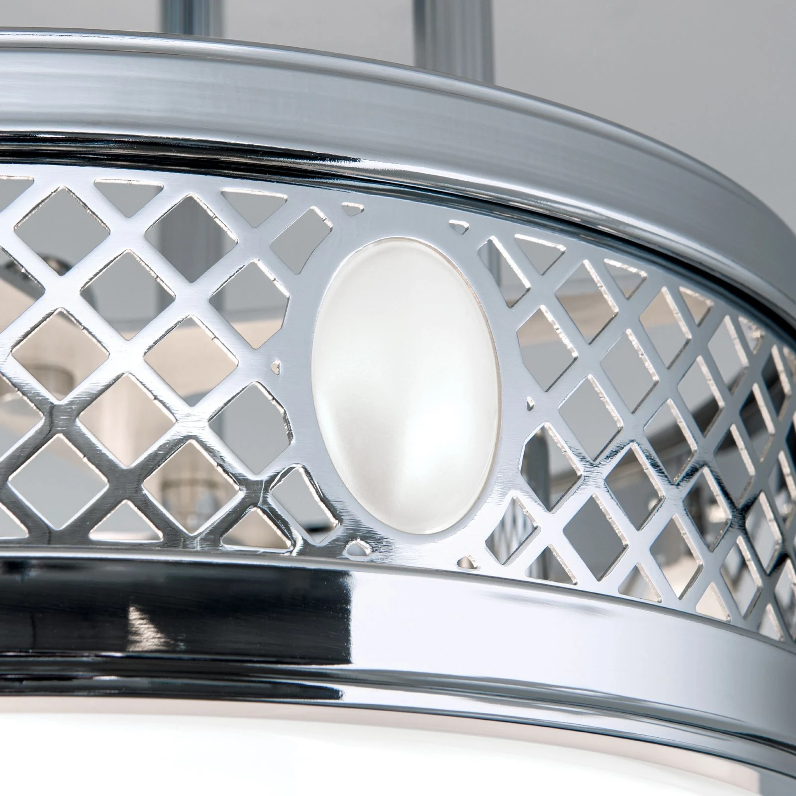 Viseća plafonska lampa ALT WIEN, 4 izvora svetla, 33 cm, sjajni nikl - 6