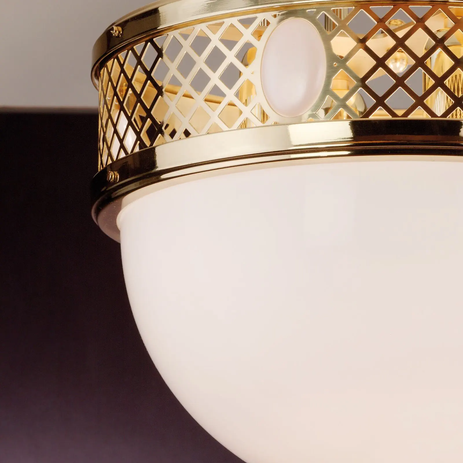 Viseća plafonska lampa ALT WIEN, sjajni mesing, 40 cm - 2