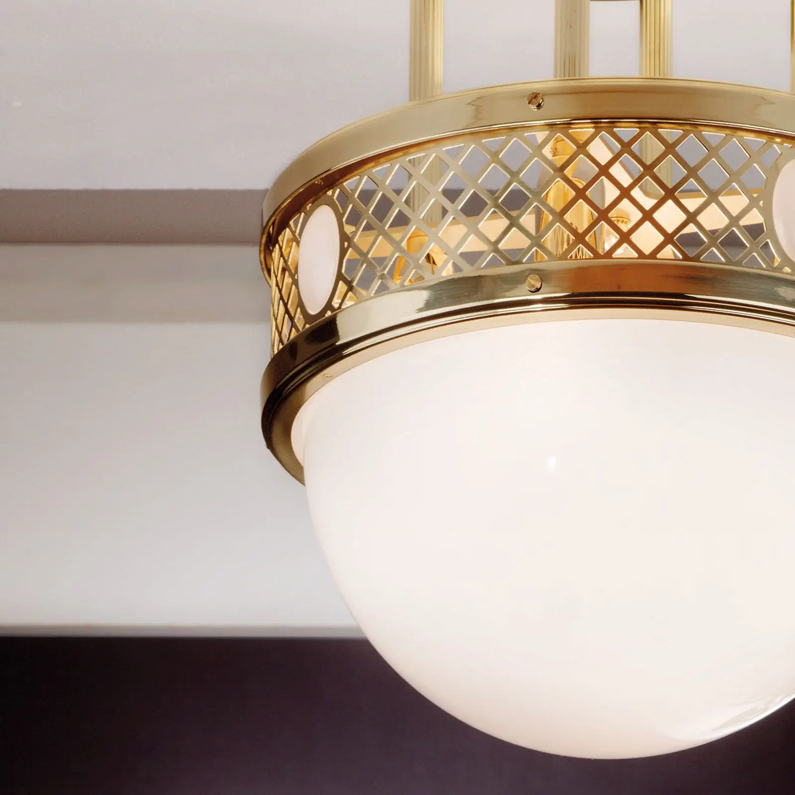 Viseća plafonska lampa ALT WIEN, sjajni mesing, 46 cm - 2