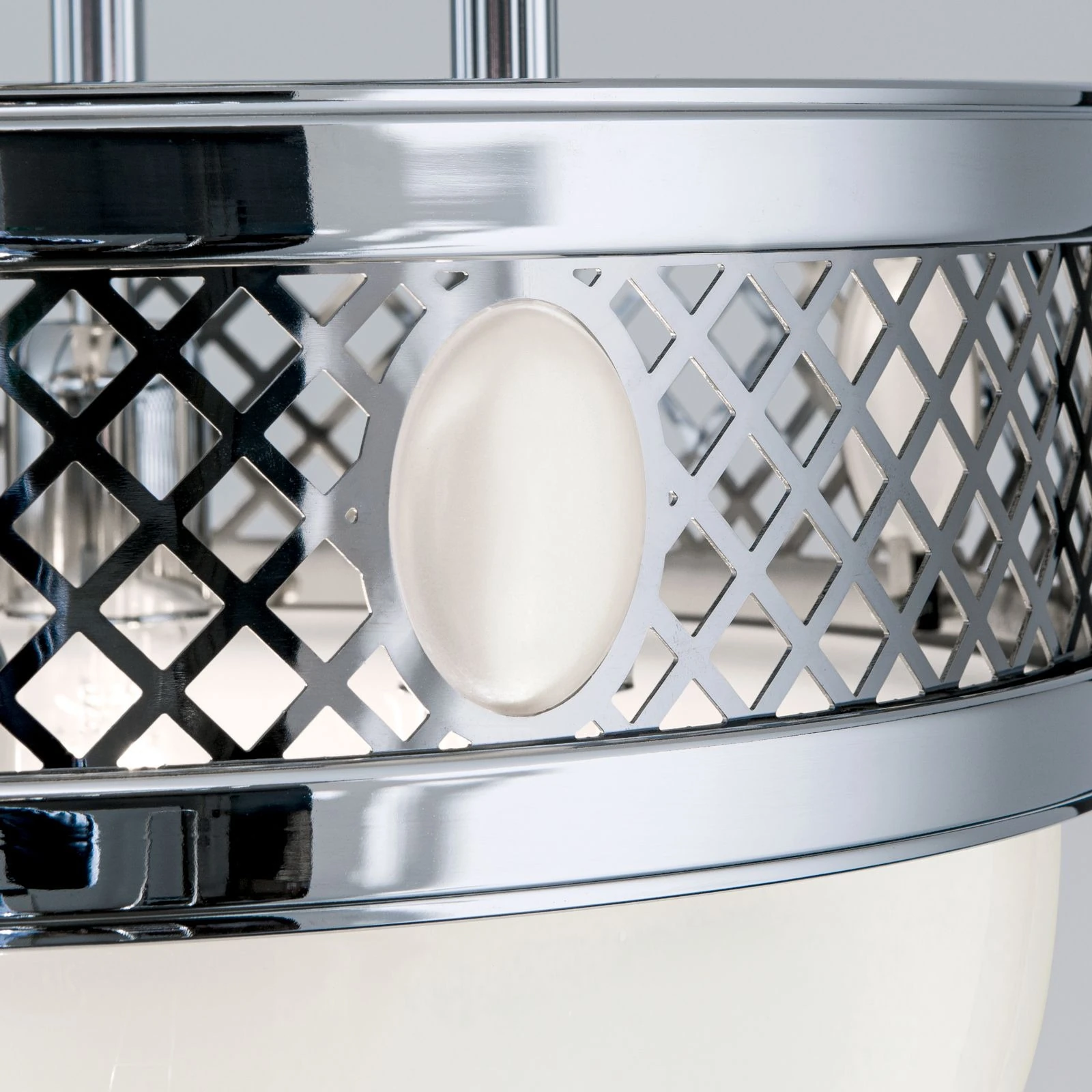 Viseća plafonska lampa ALT WIEN, 5 izvora svetla, 46 cm, sjajni nikl - 5