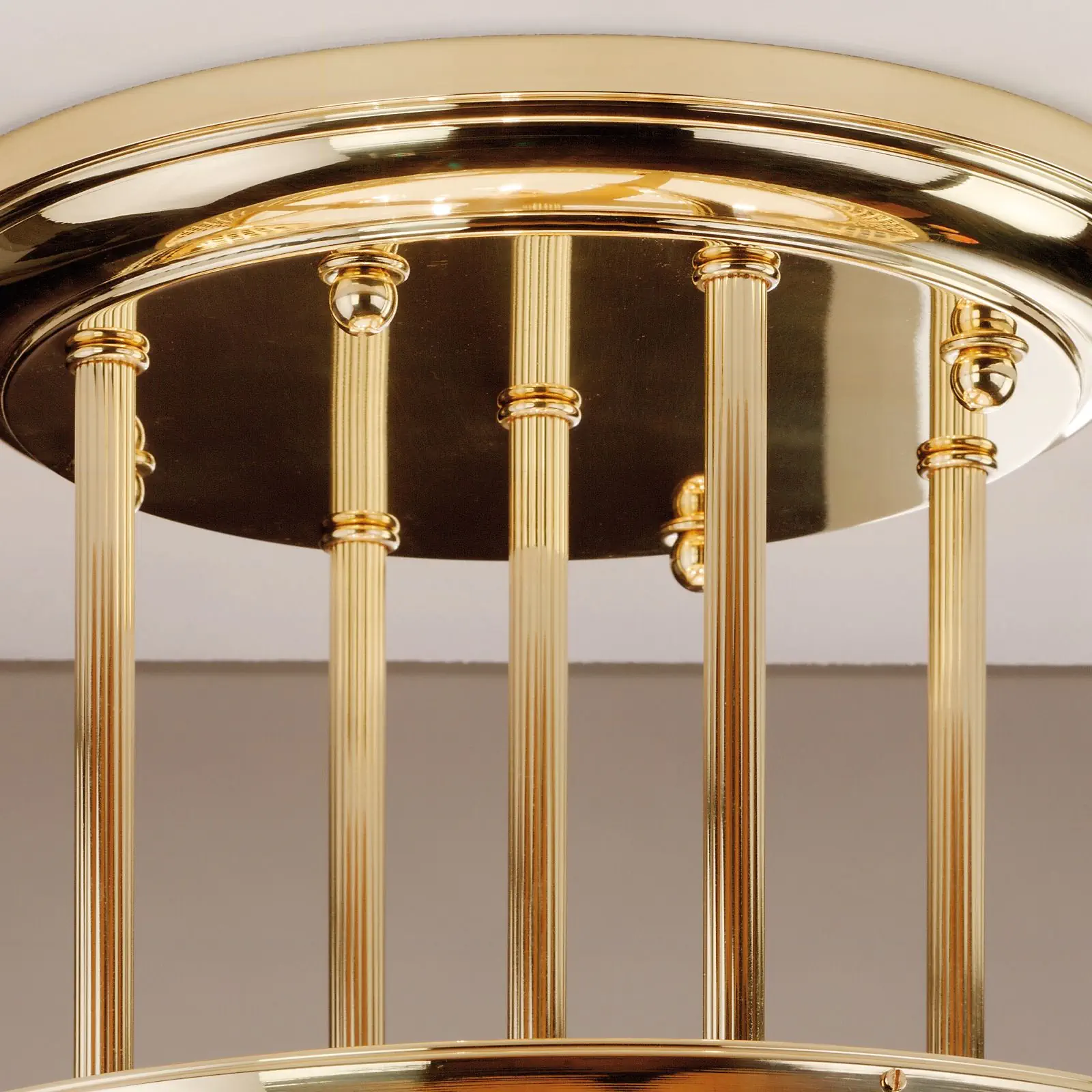 Viseća plafonska lampa ALT WIEN, sjajni mesing, 53 cm - 4