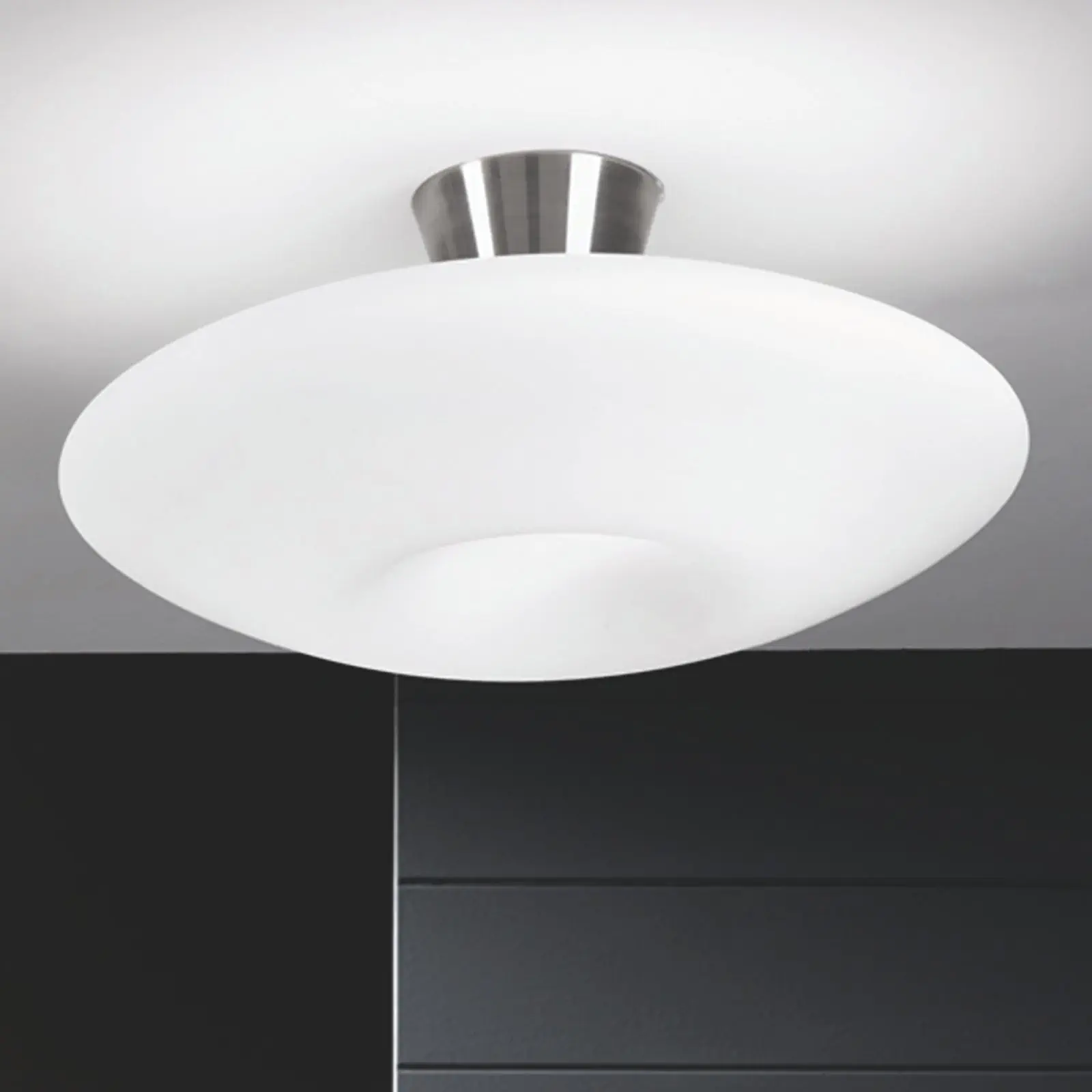 Plafonska lampa BLANC, opal, sa 2 izvora svetla - 9