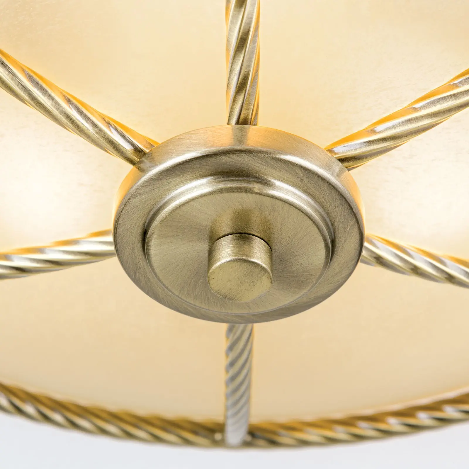 Plafonska lampa MAURO, patina, Ø 42 cm - 5