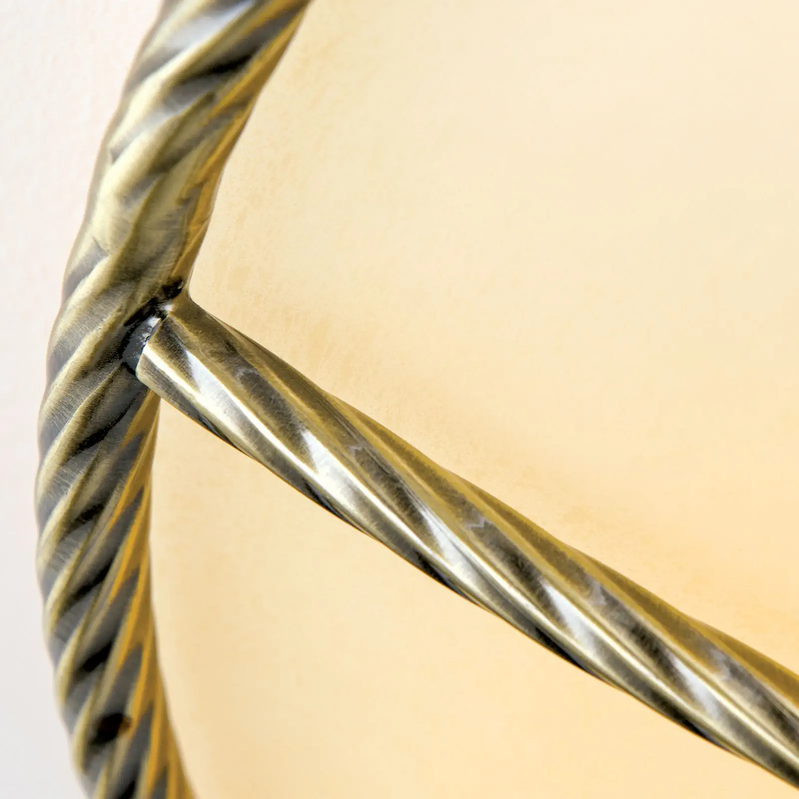 Plafonska lampa MAURO, patina, Ø 42 cm - 6