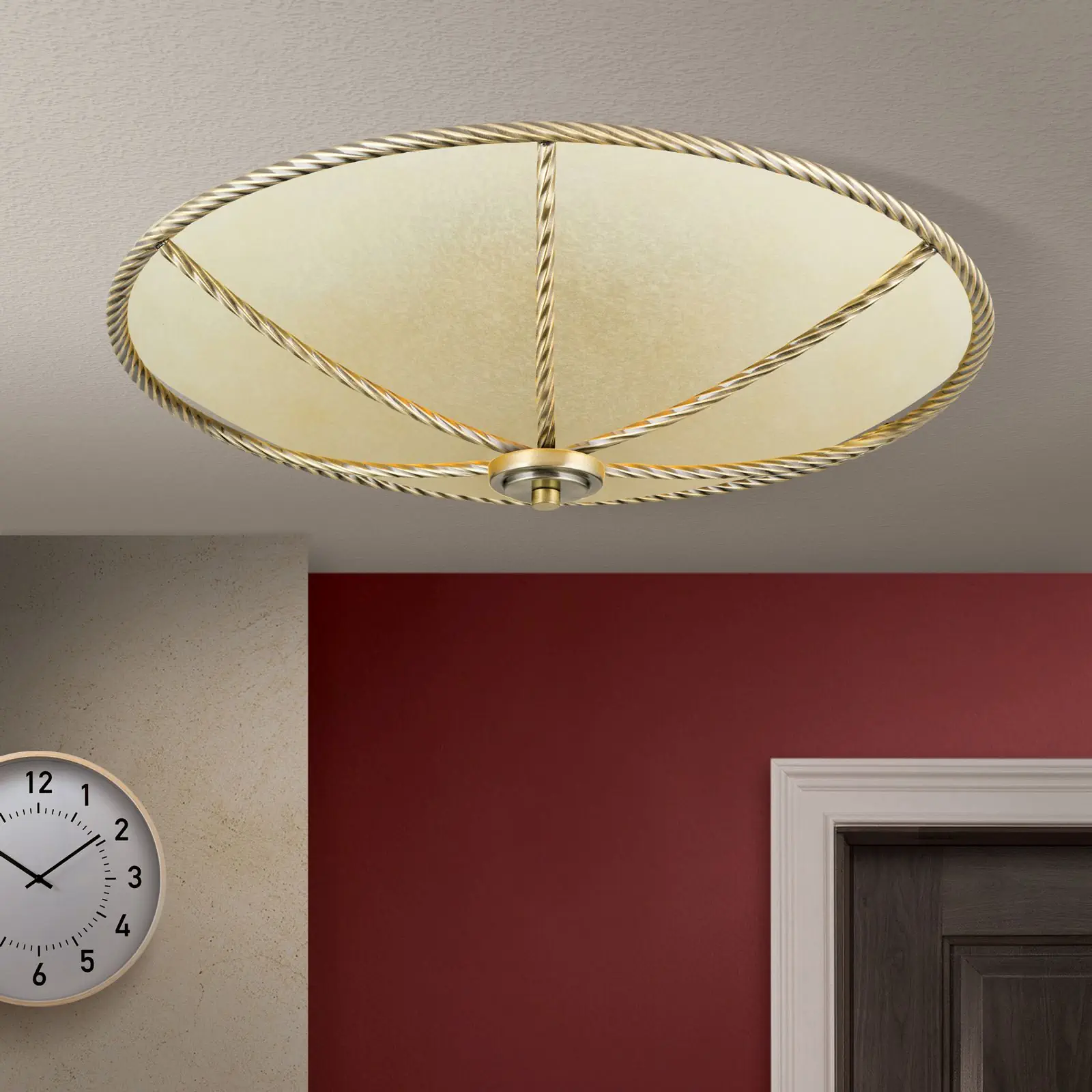 Plafonska lampa MAURO, patina, Ø 56 cm - 3