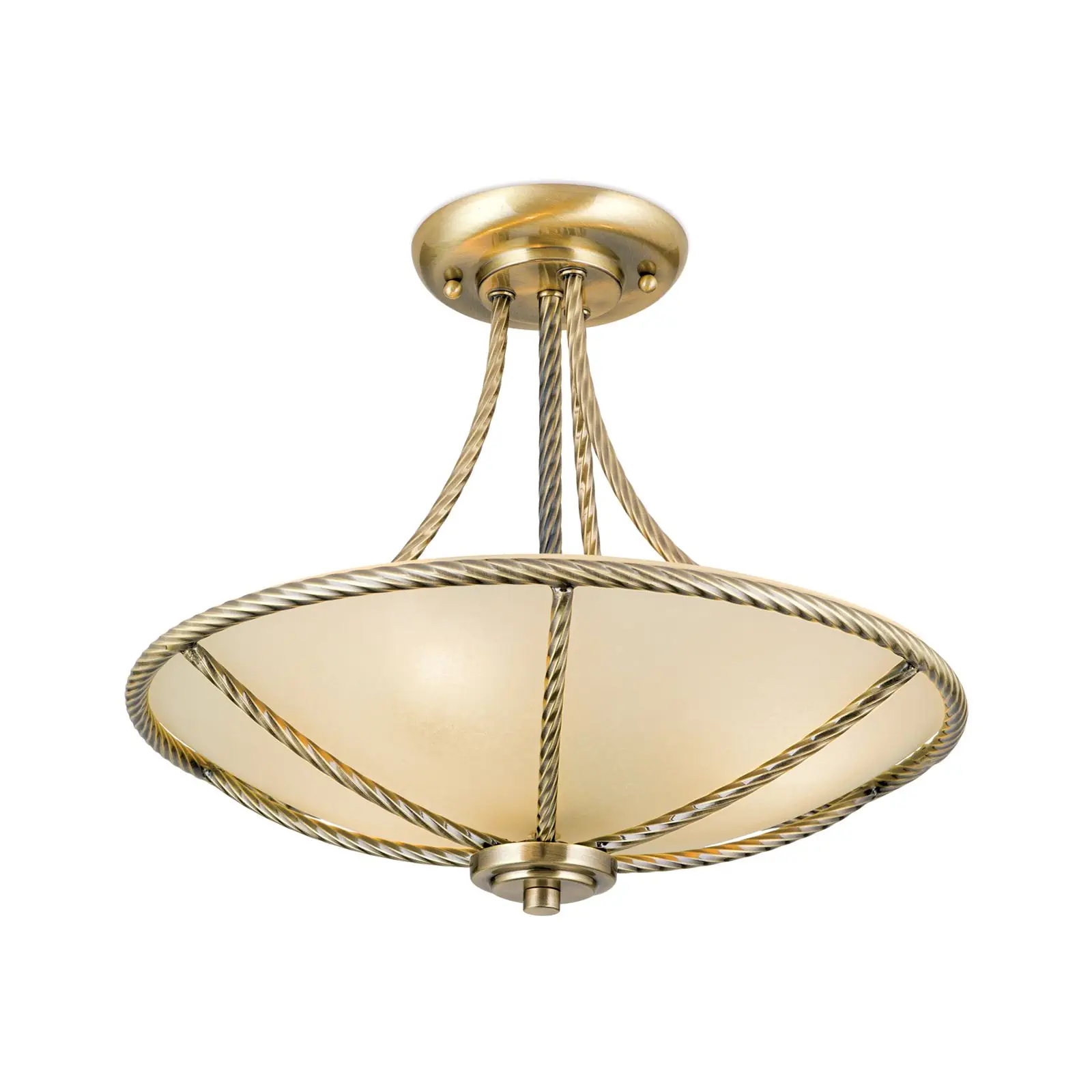 Viseća plafonska lampa MAURO, patina, 42 cm - 4