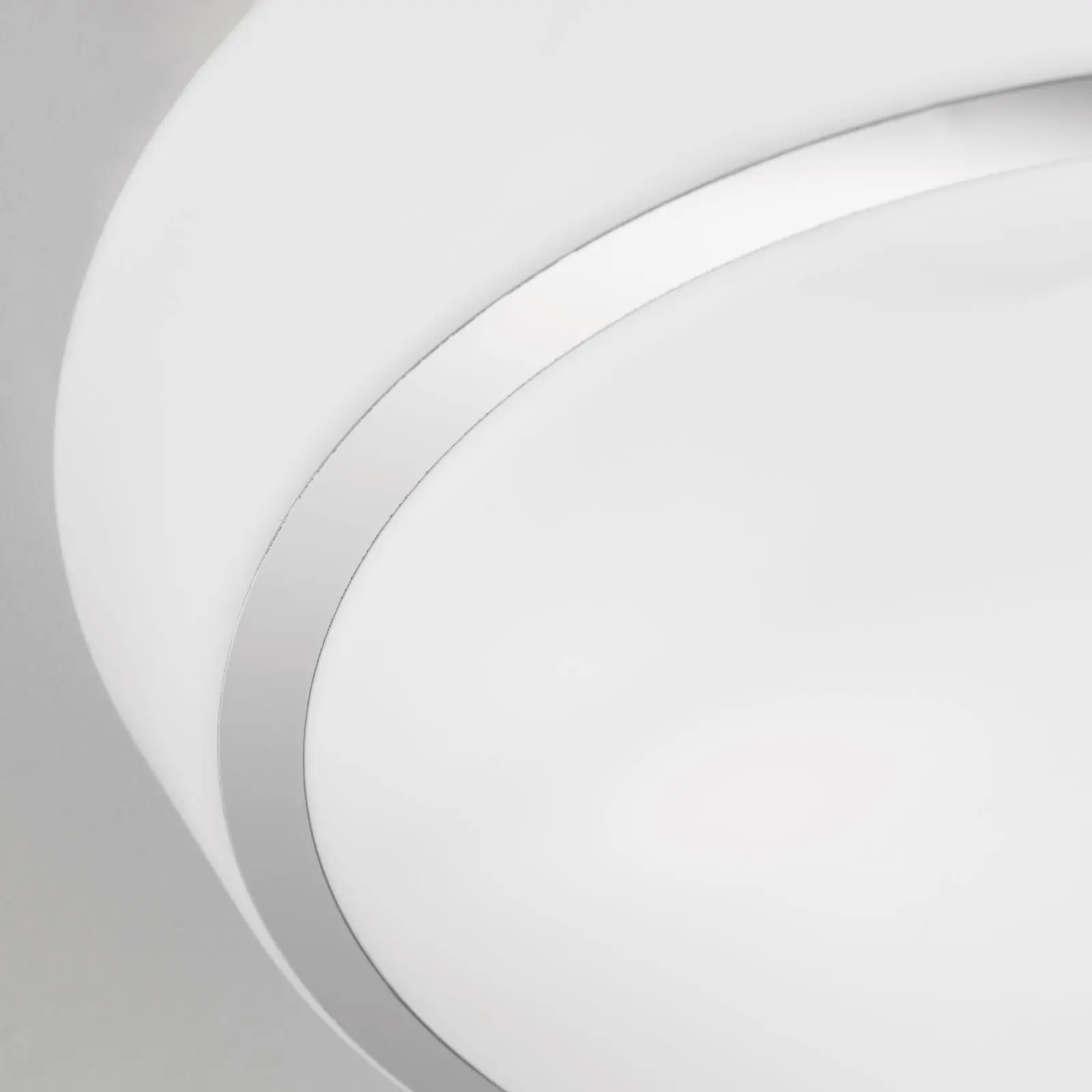 Plafonska lampa TENA, belo–hromirana, Ø 38 cm - 5