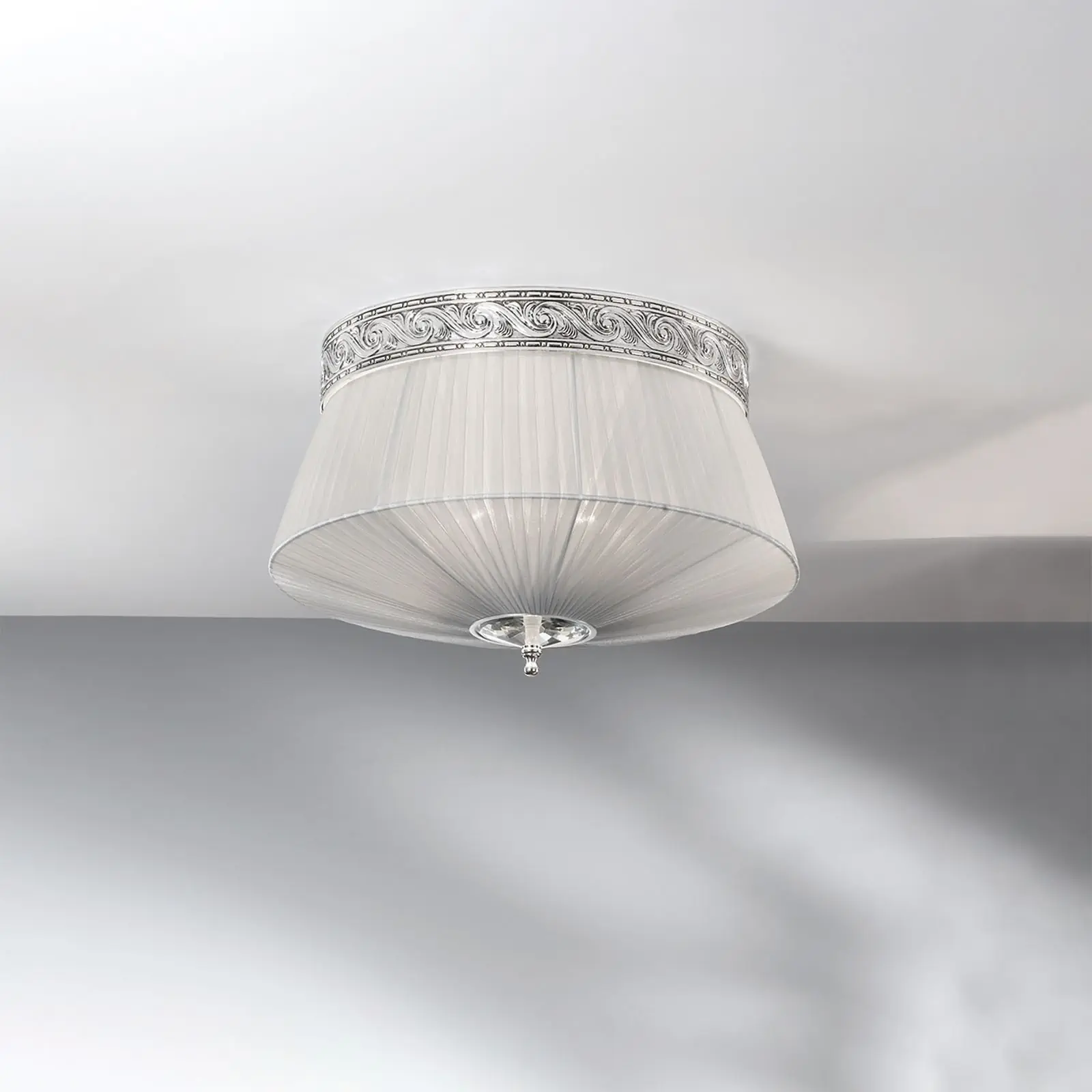 Plafonska lampa ANTONELLO, antik srebro