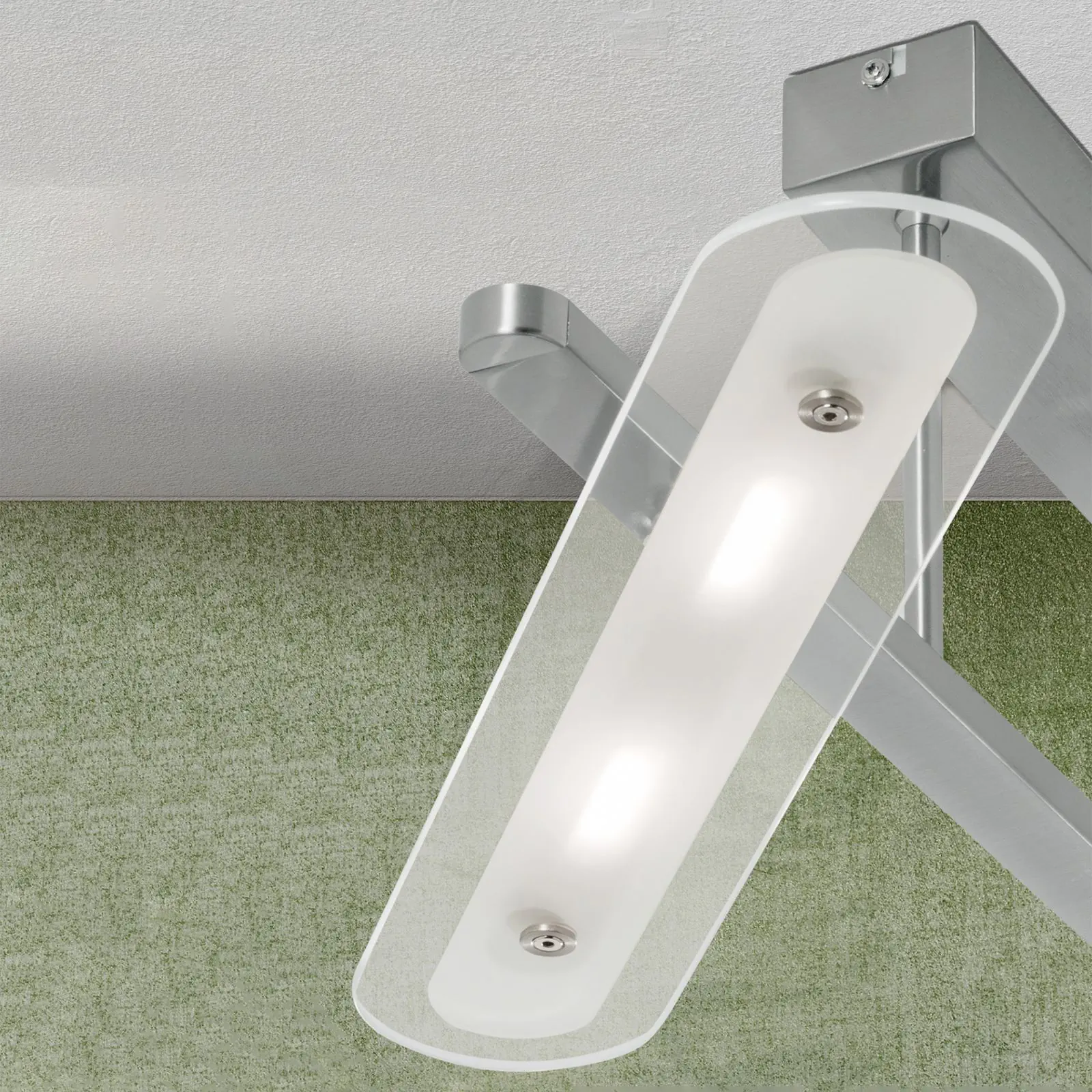 LED plafonska lampa FRANA, 2 izvora svetla, saten - 4