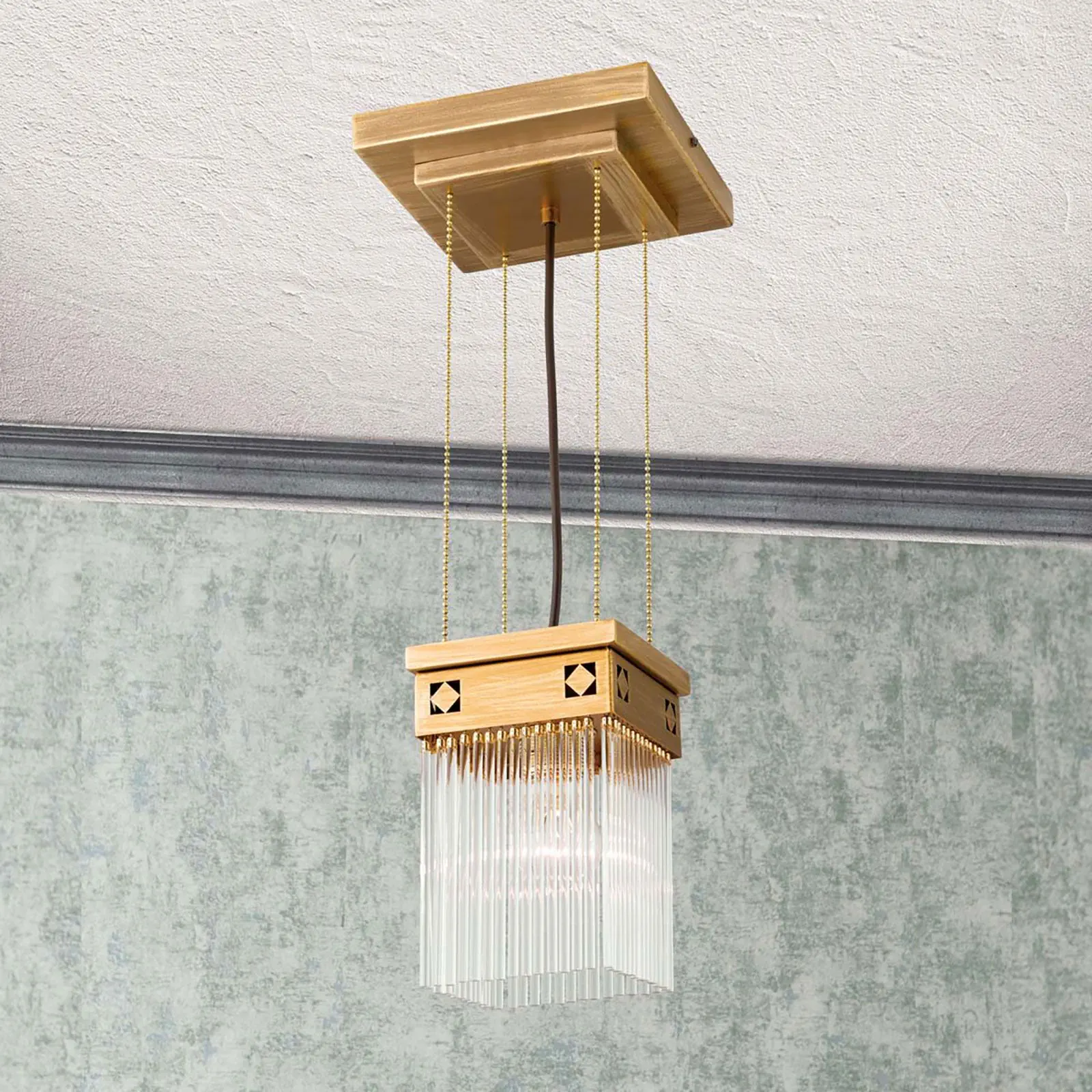 Plafonska lampa ART QUATRO, antik bronza, sa 1 izvorom svetla - 8