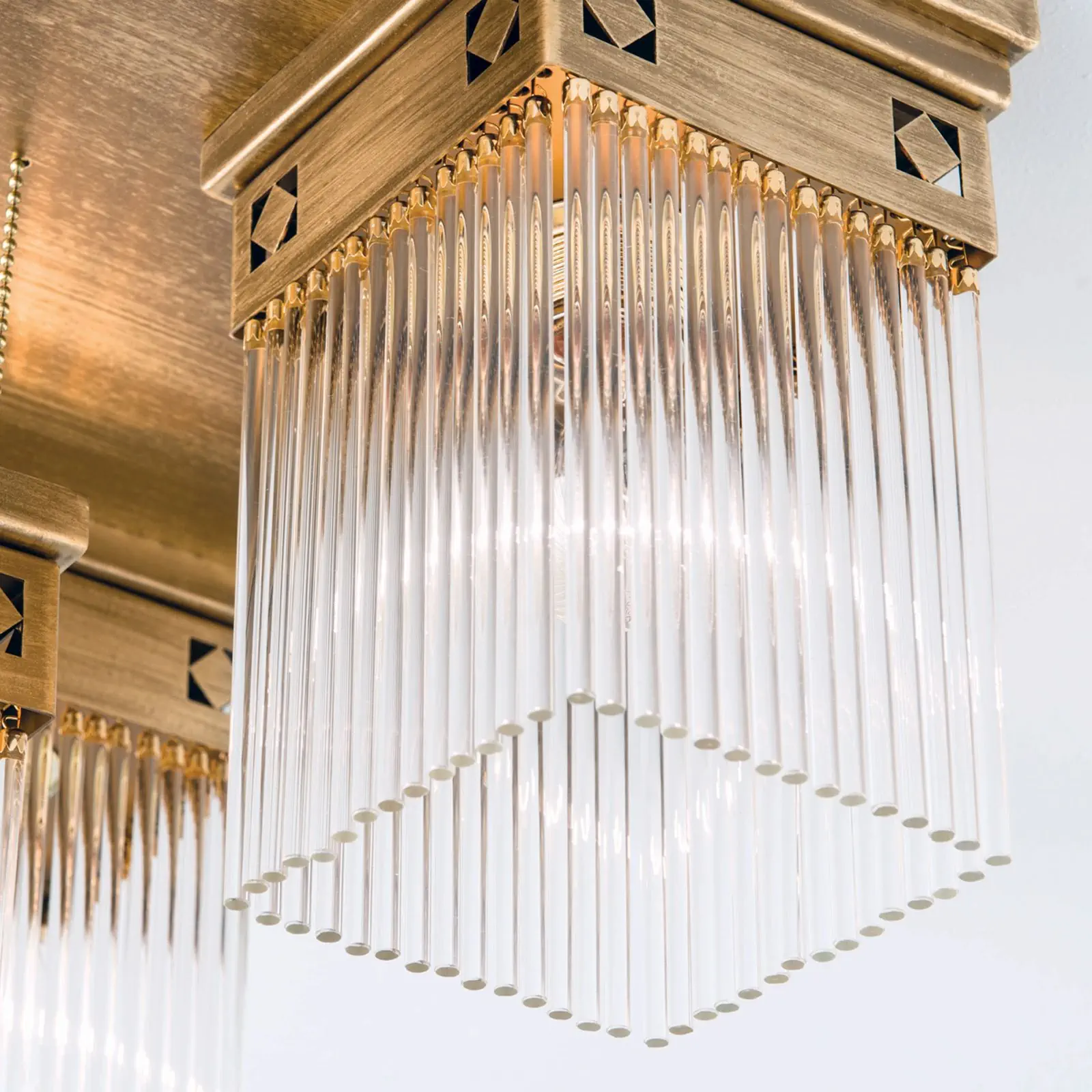 Plafonska lampa ART QUATRO, antik bronza, sa 5 izvora svetla - 3