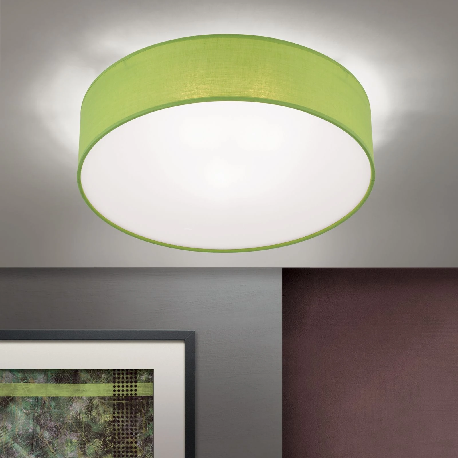 Plafonska lampa SEDA, zelena - 2