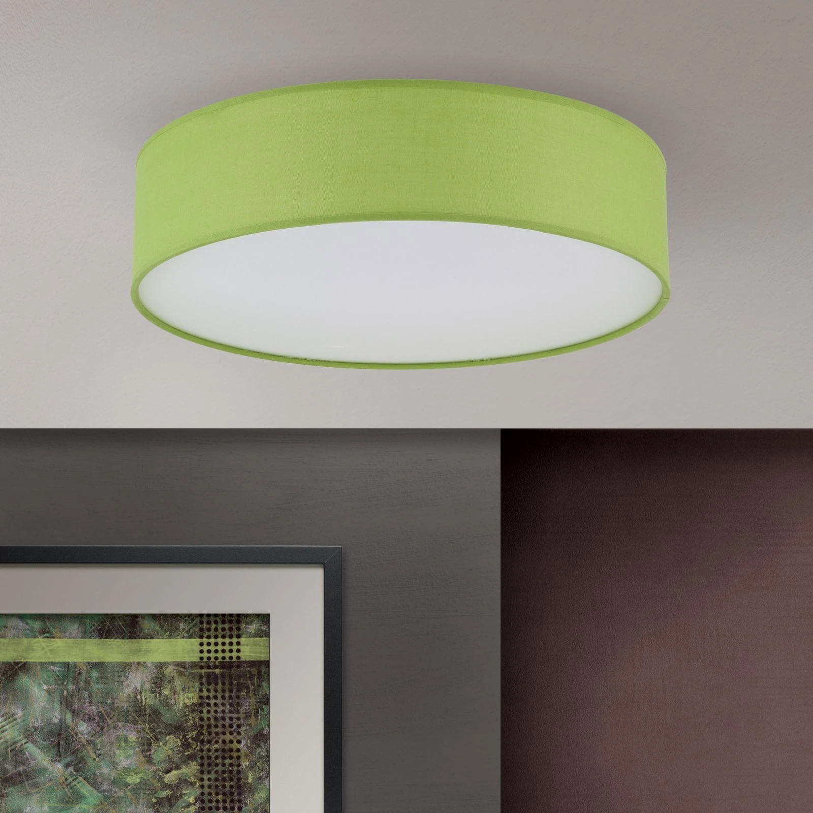 Plafonska lampa SEDA, zelena - 3