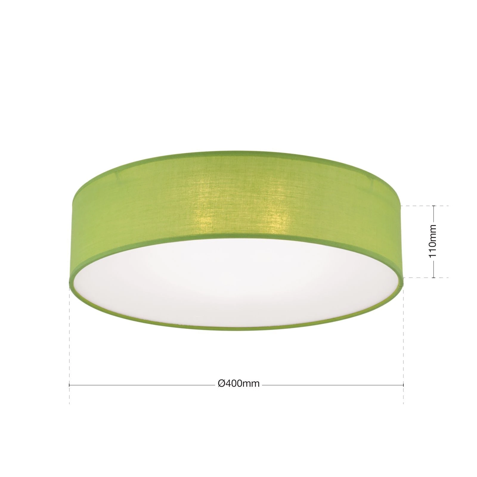 Plafonska lampa SEDA, zelena - 7