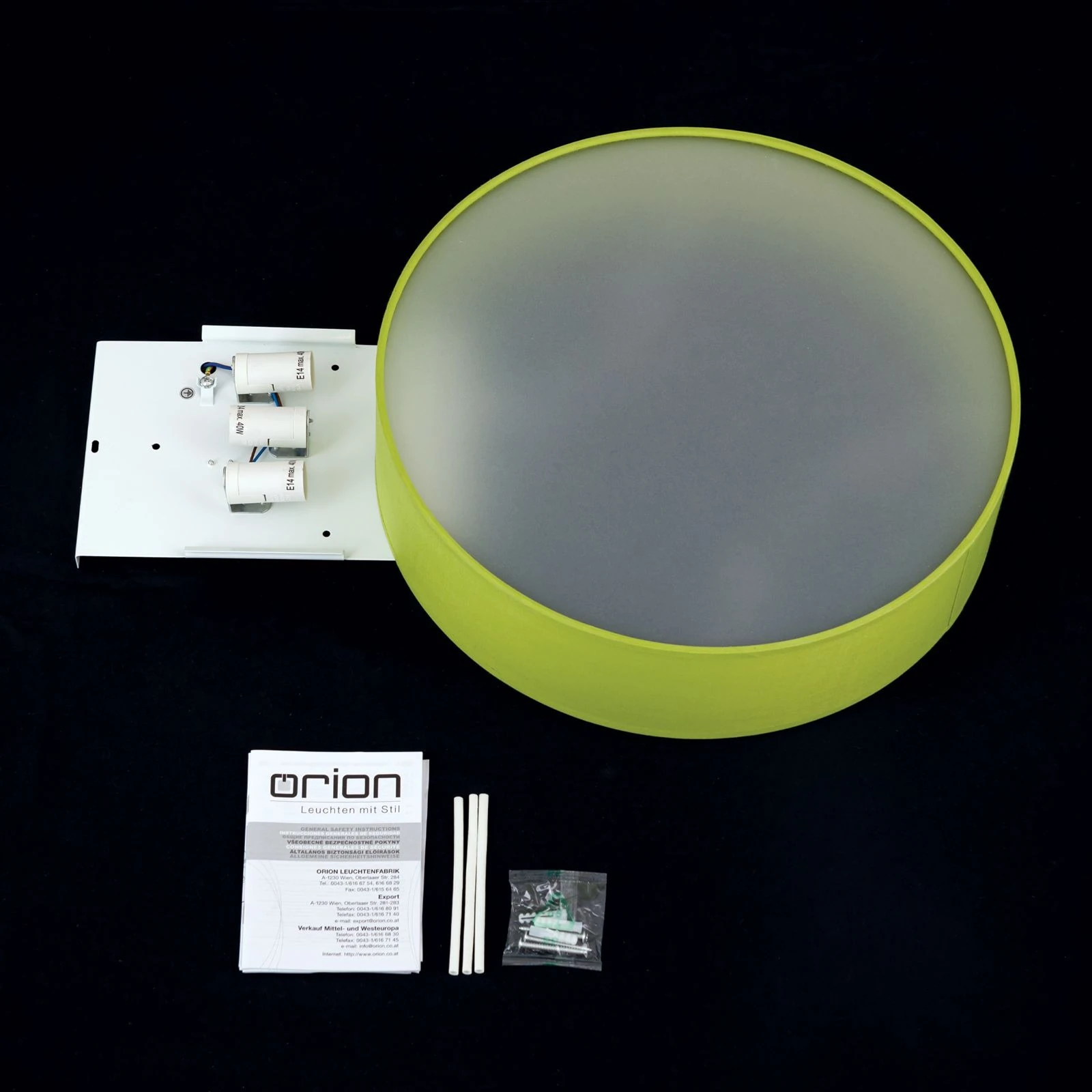 Plafonska lampa SEDA, zelena - 8