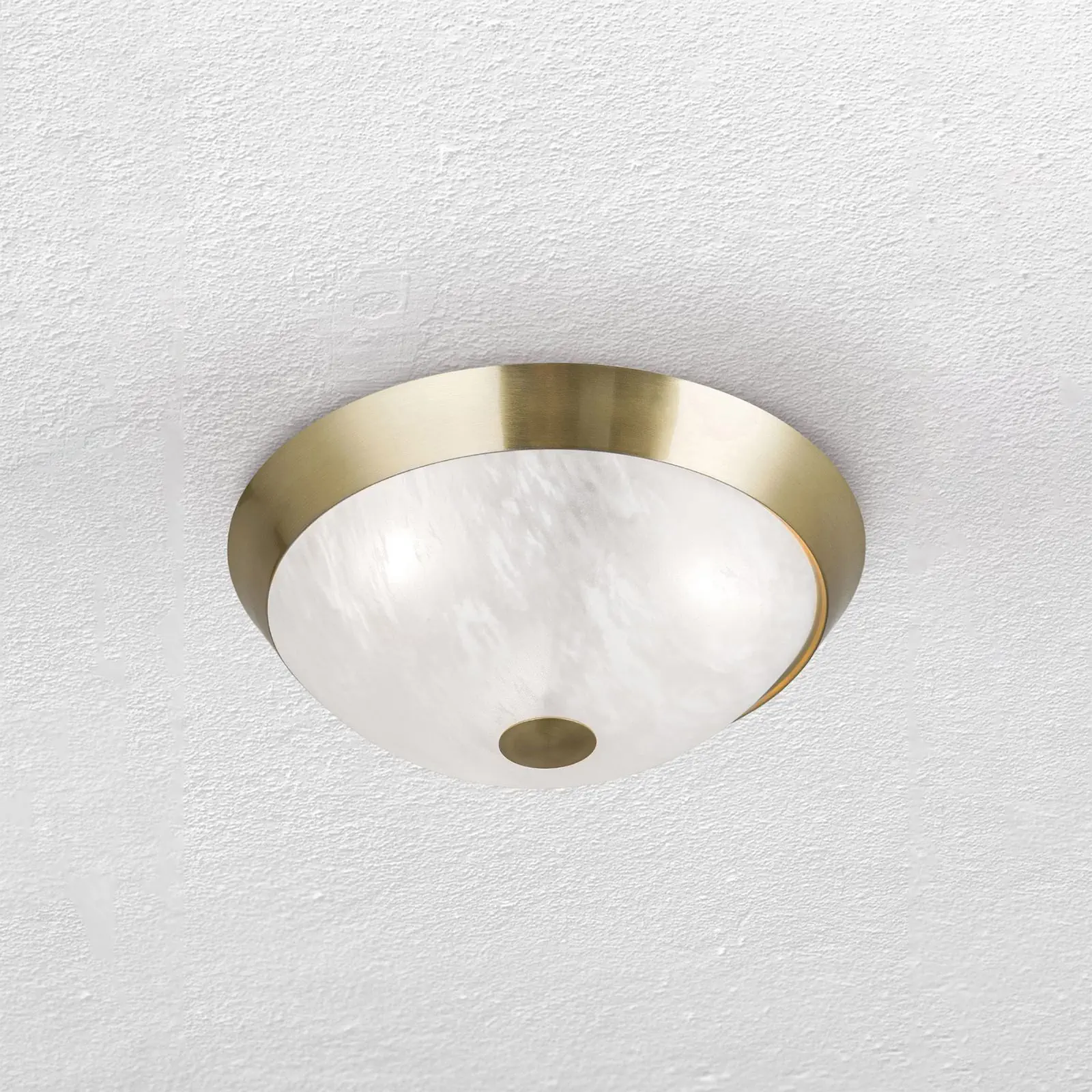 Plafonska lampa FRANO, mat mesing, Ø 34 cm - 1