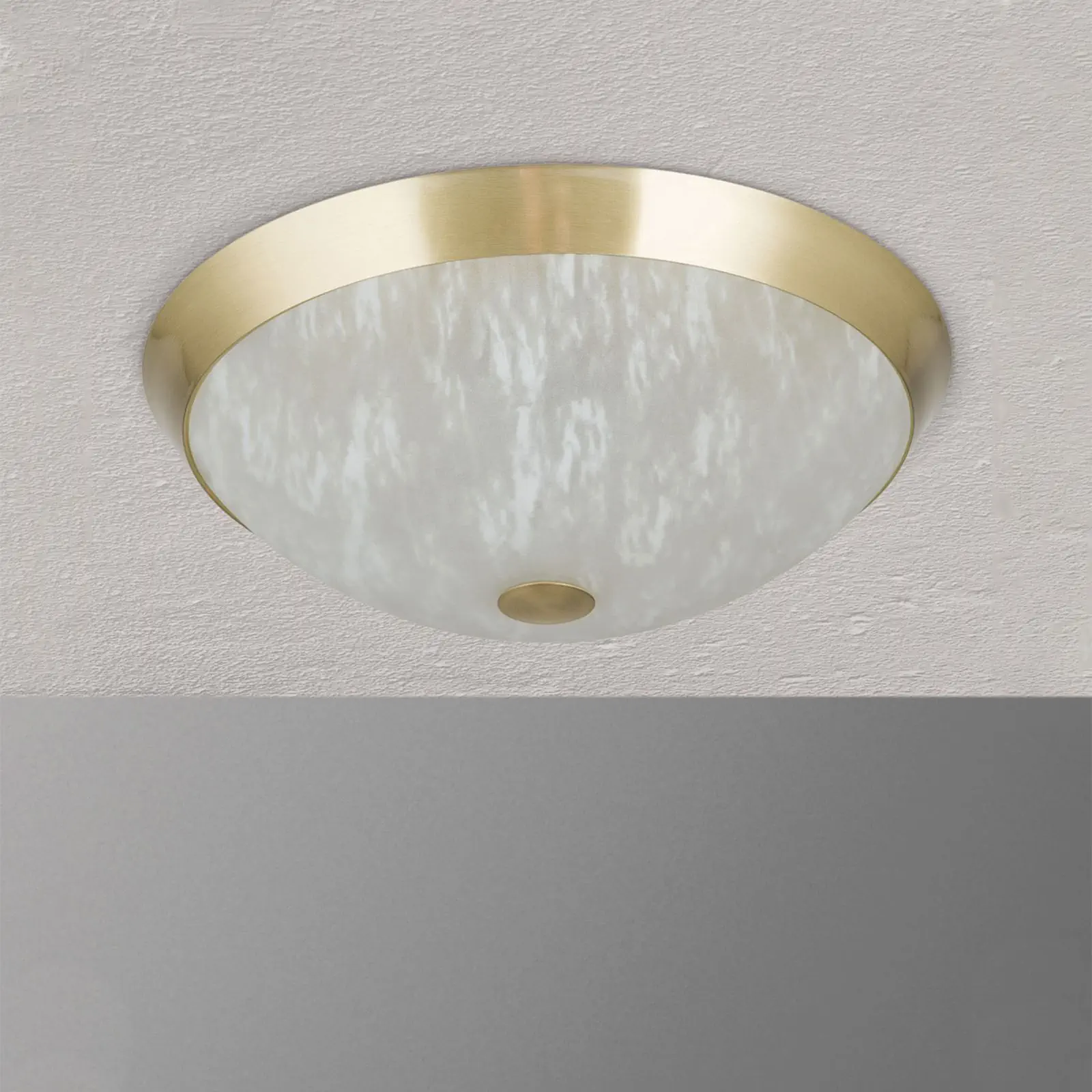 Plafonska lampa FRANO, mat mesing, Ø 42 cm - 1