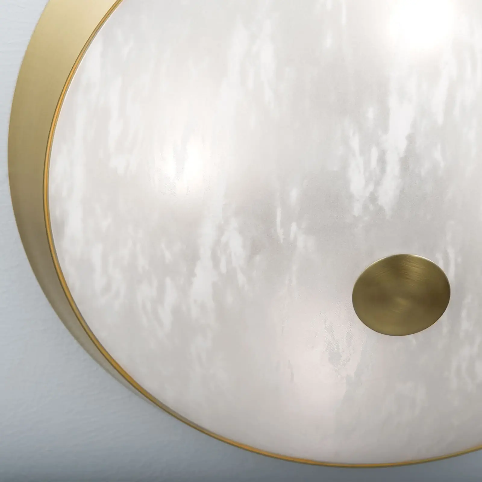 Plafonska lampa FRANO, mat mesing, Ø 42 cm - 3