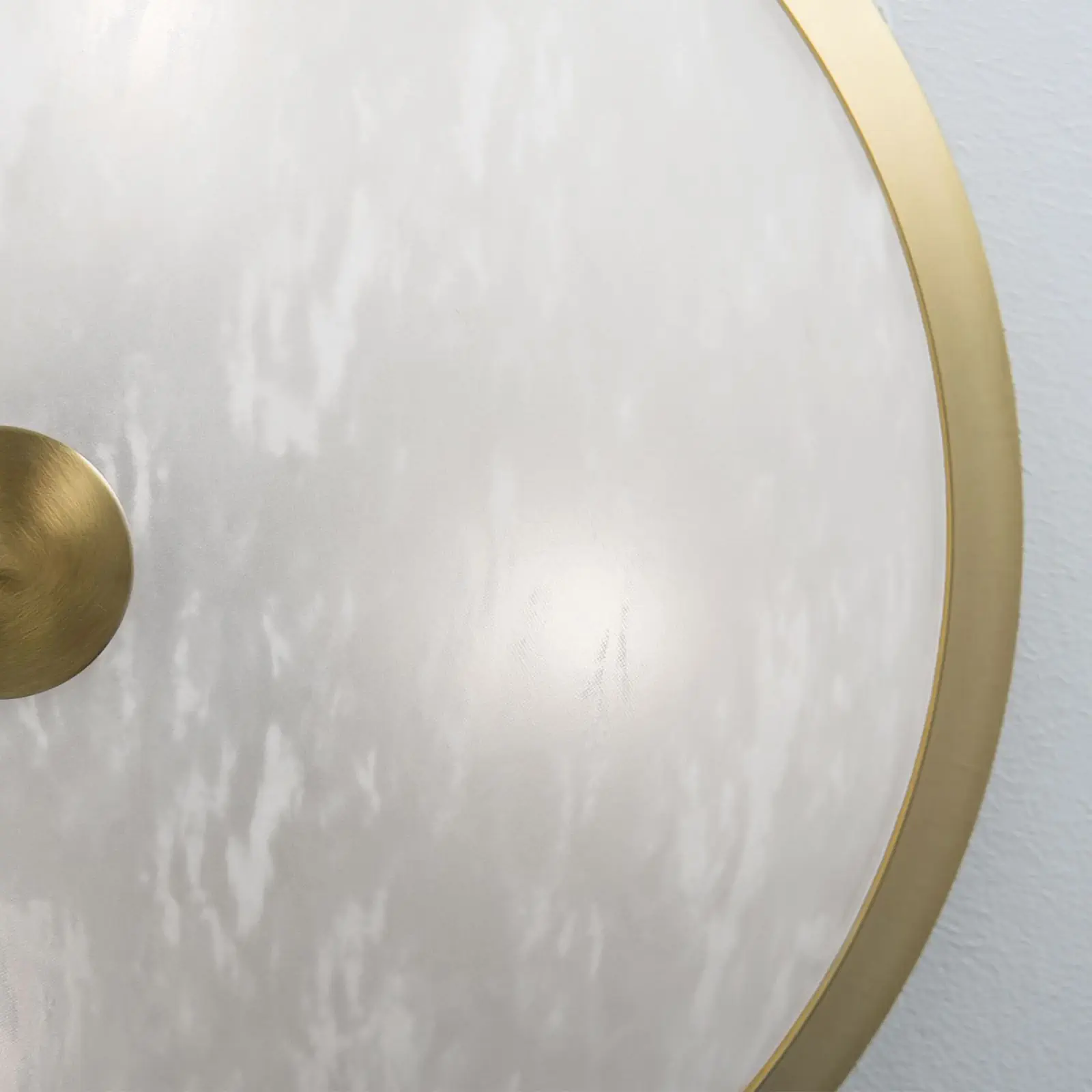 Plafonska lampa FRANO, mat mesing, Ø 42 cm - 4