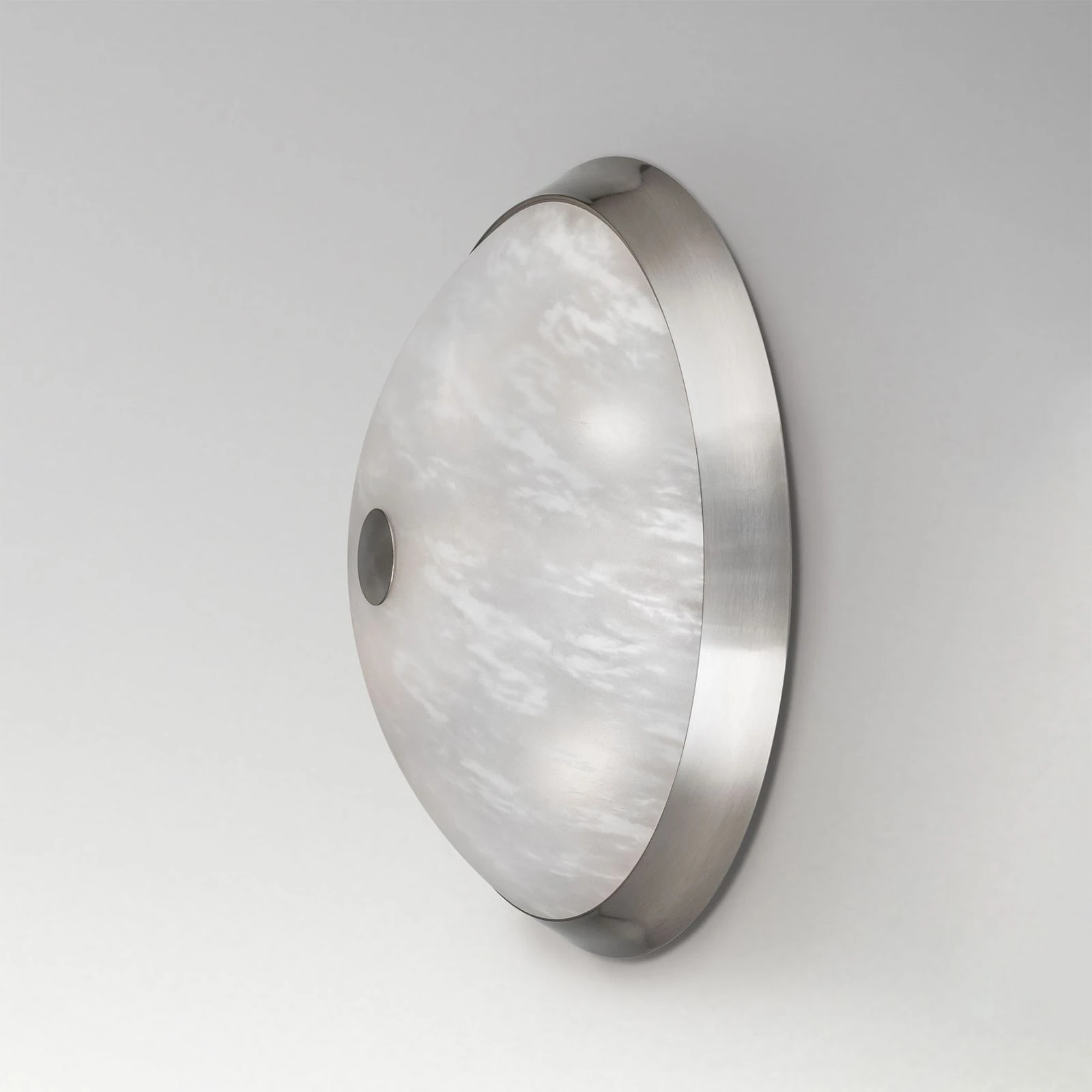 Plafonska lampa FRANO, saten hrom, Ø 42 cm - 1