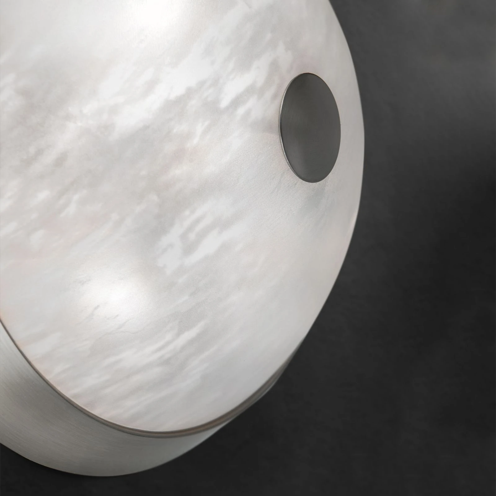 Plafonska lampa FRANO, saten hrom, Ø 42 cm - 4