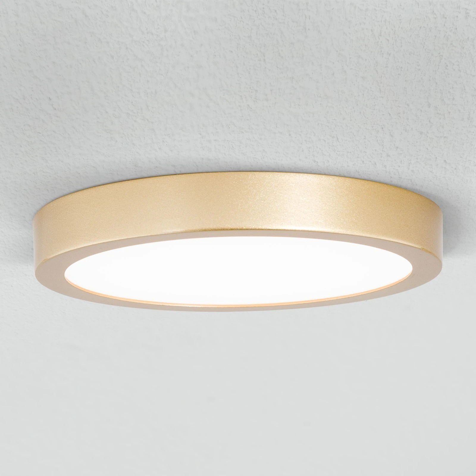 LED plafonska lampa LERO, okrugla, 18 cm, mat zlato - 2