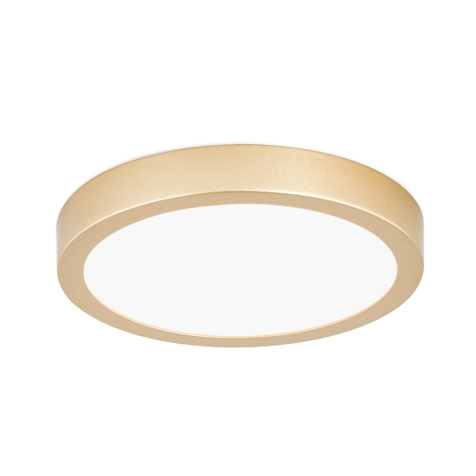 LED plafonska lampa LERO, okrugla, 18 cm, mat zlato - 4
