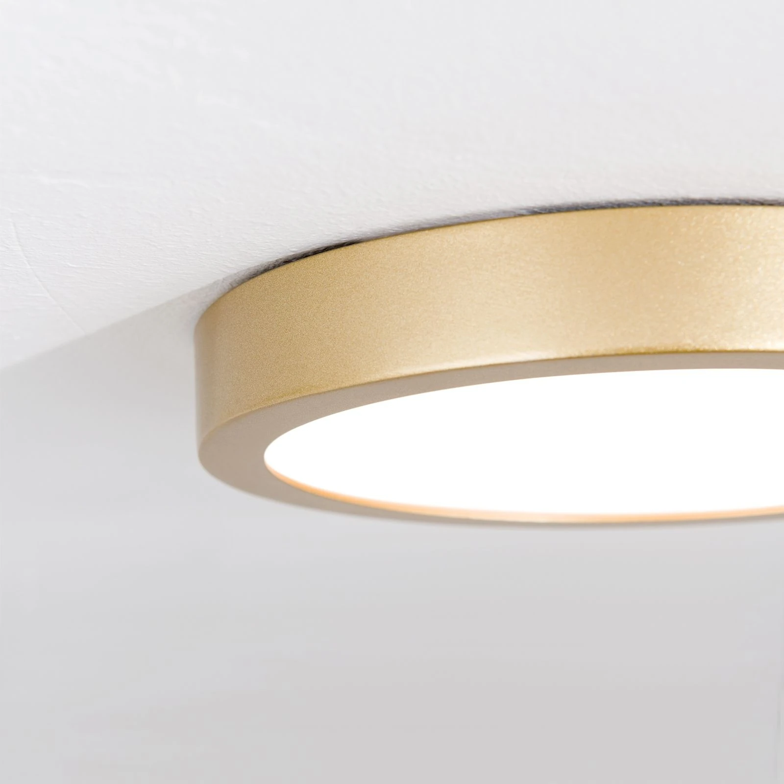 LED plafonska lampa LERO, okrugla, 18 cm, mat zlato - 5